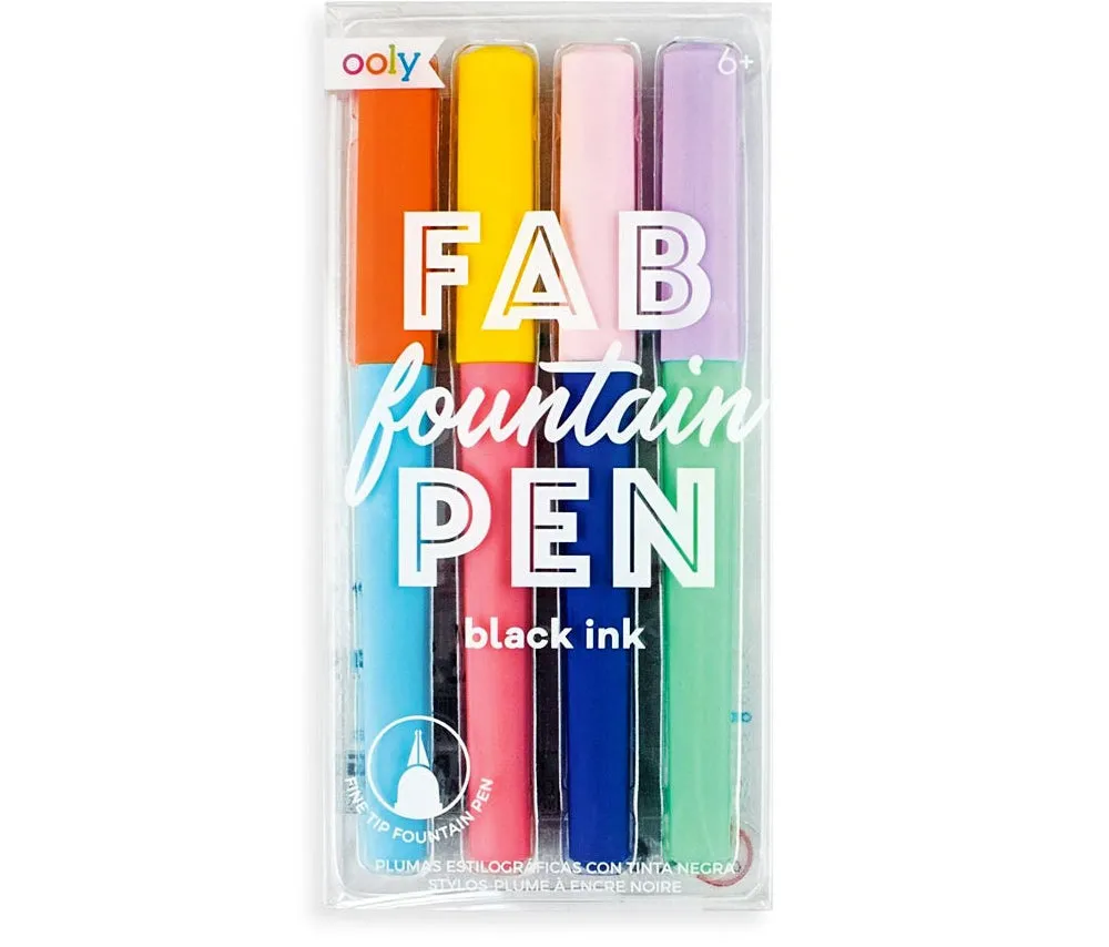 fab fountain pens - set of 4