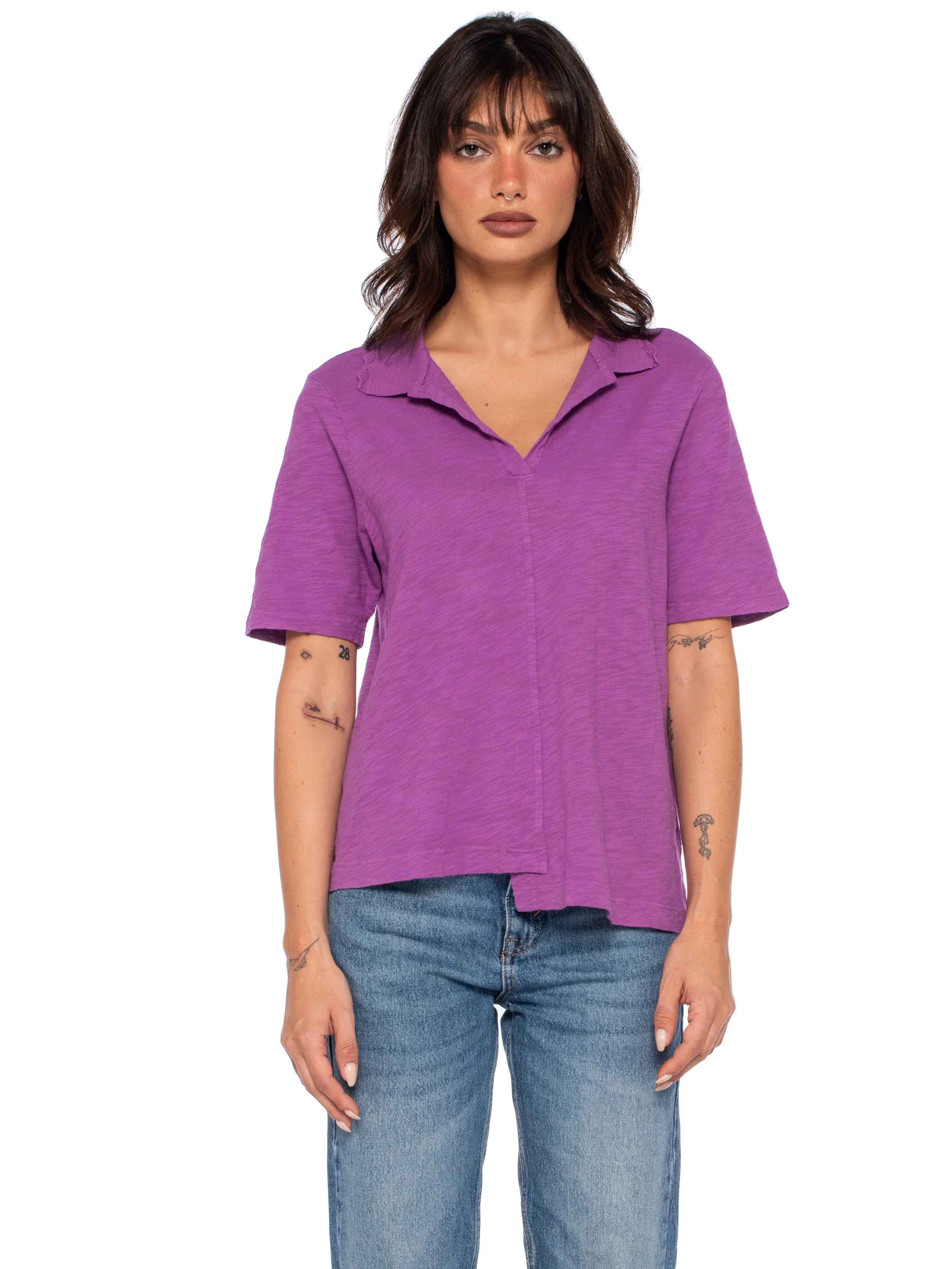 Femme Shifted Polo