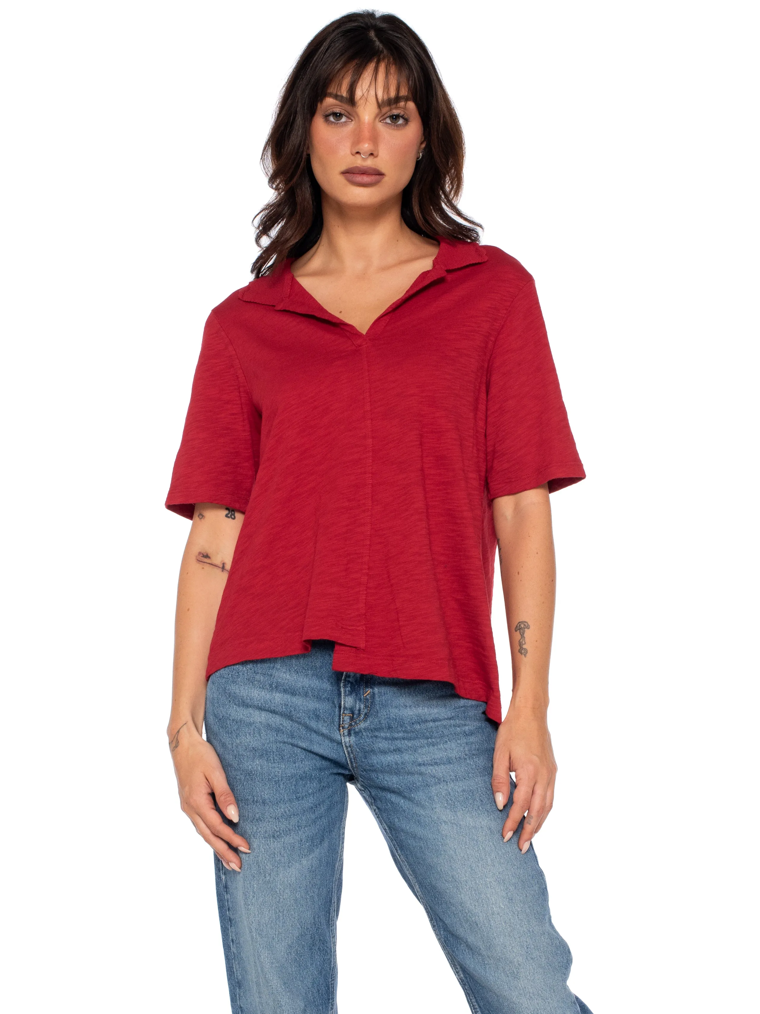 Femme Shifted Polo