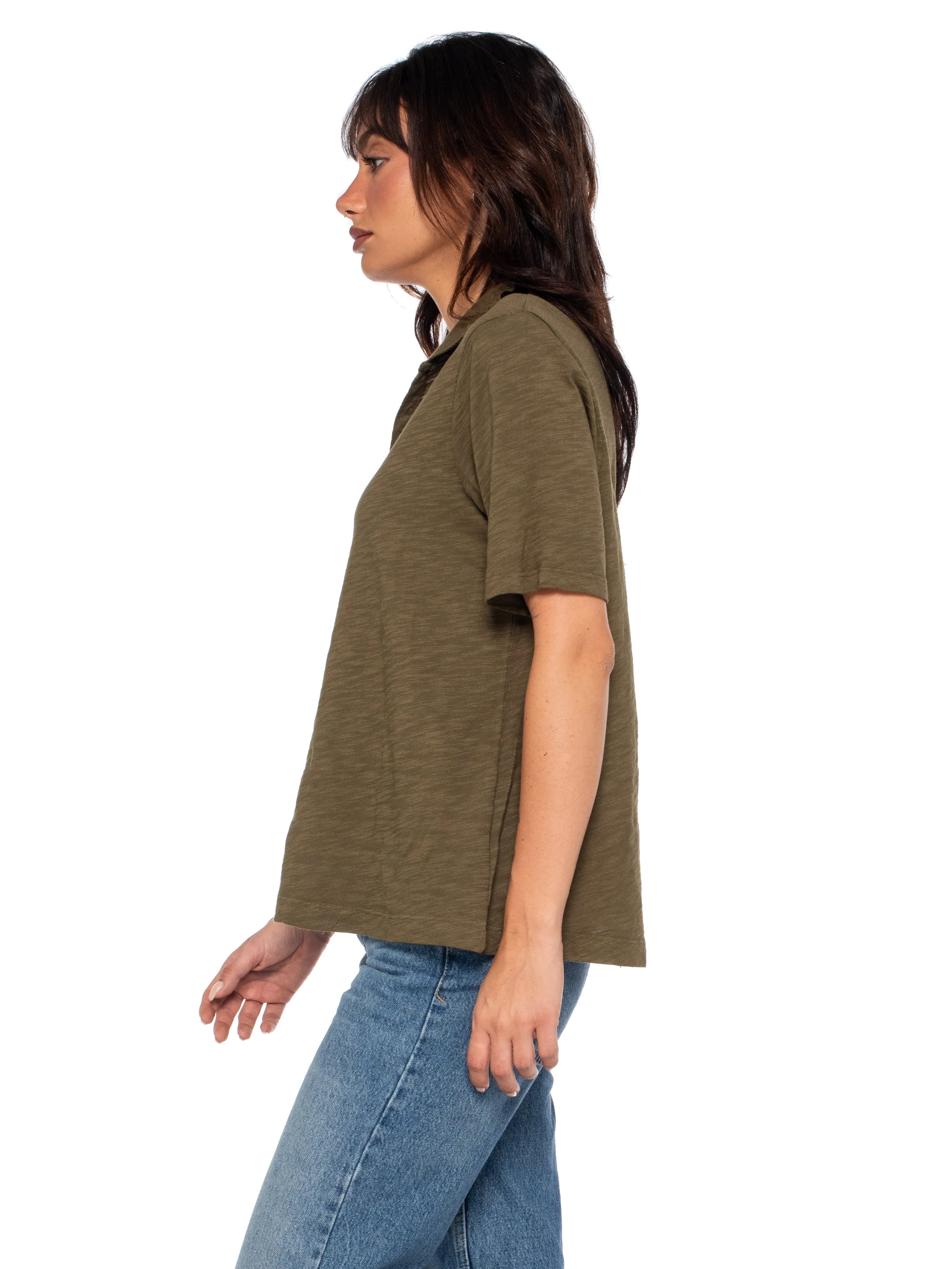 Femme Shifted Polo