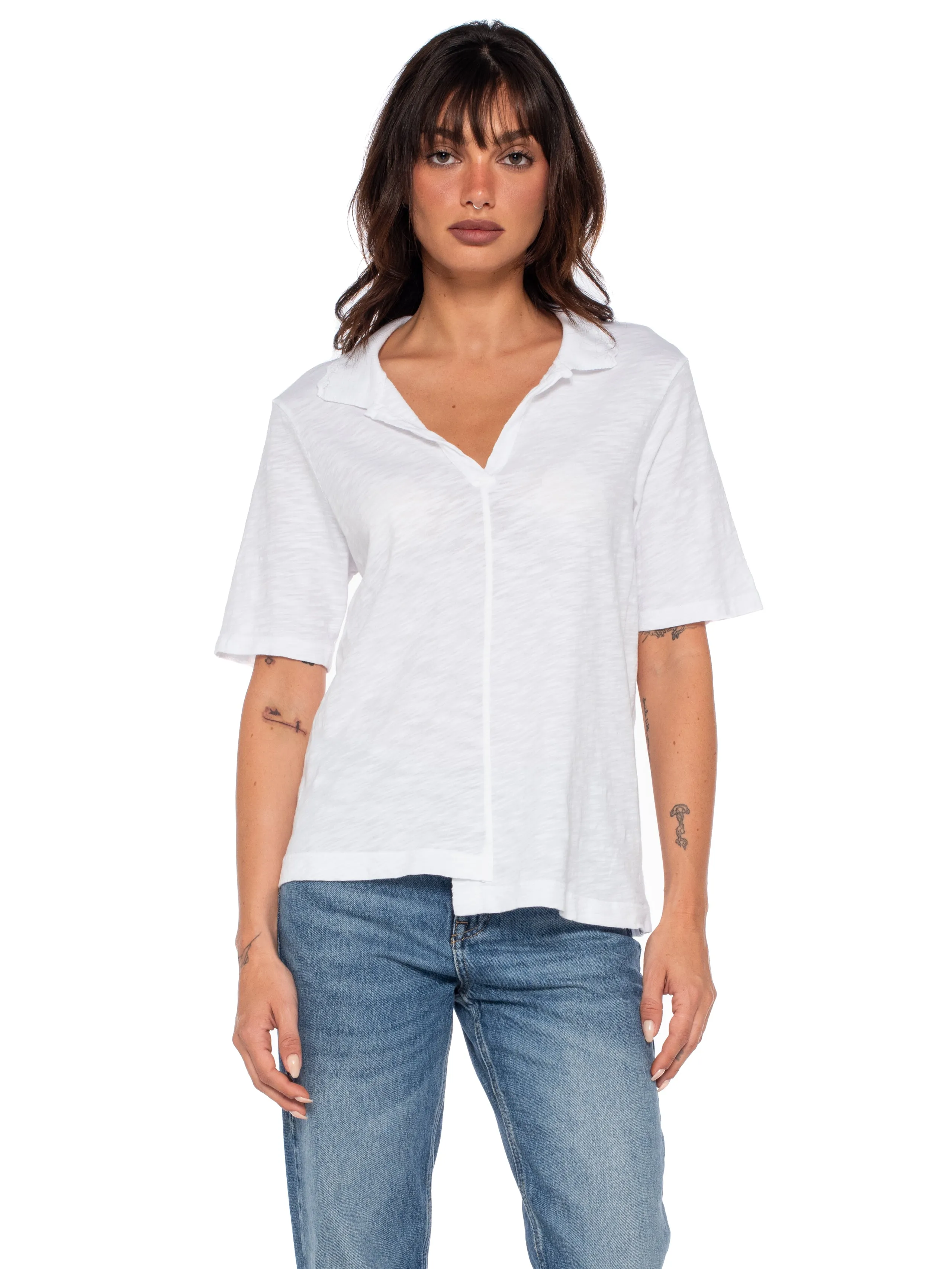 Femme Shifted Polo