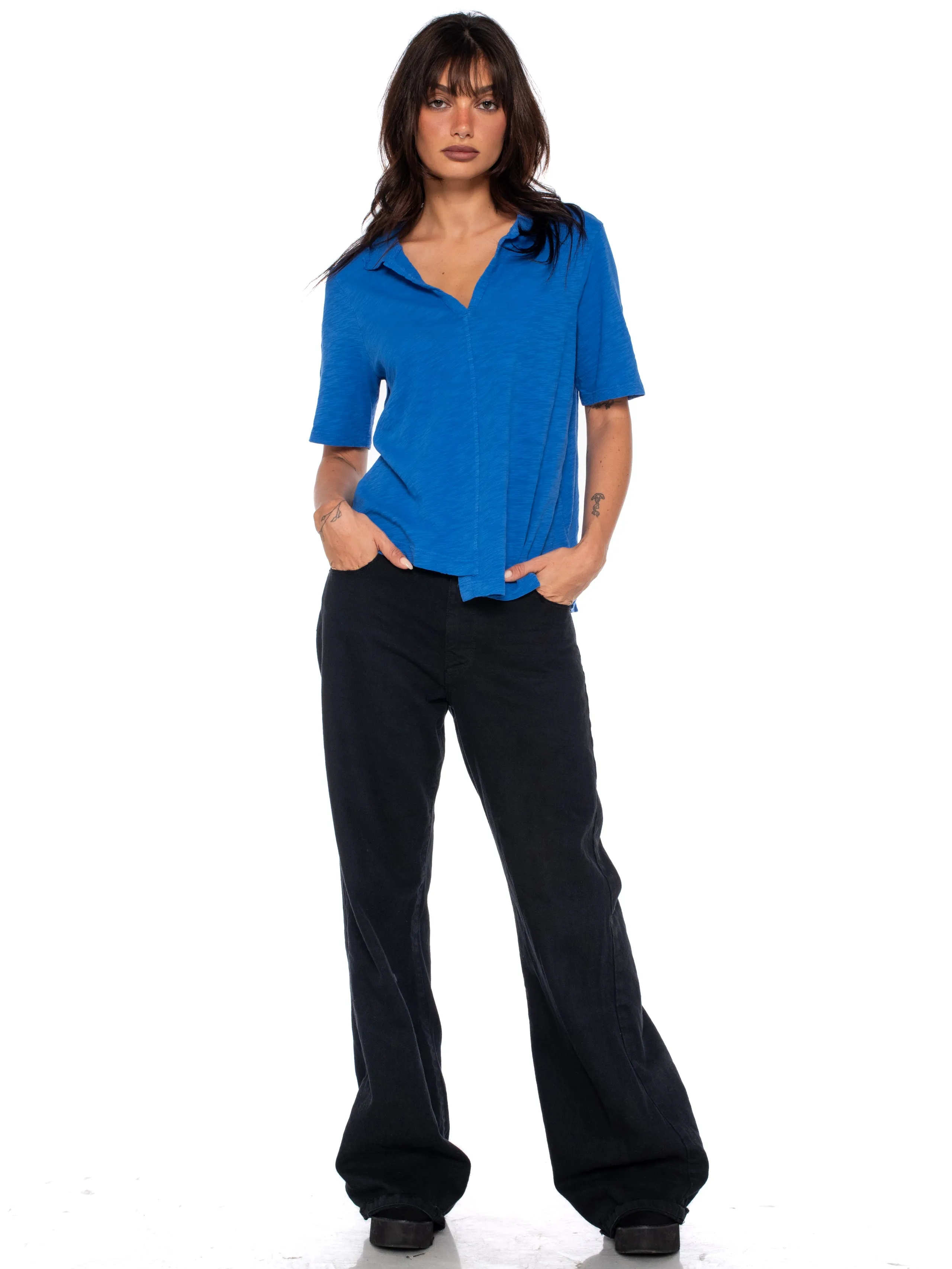 Femme Shifted Polo