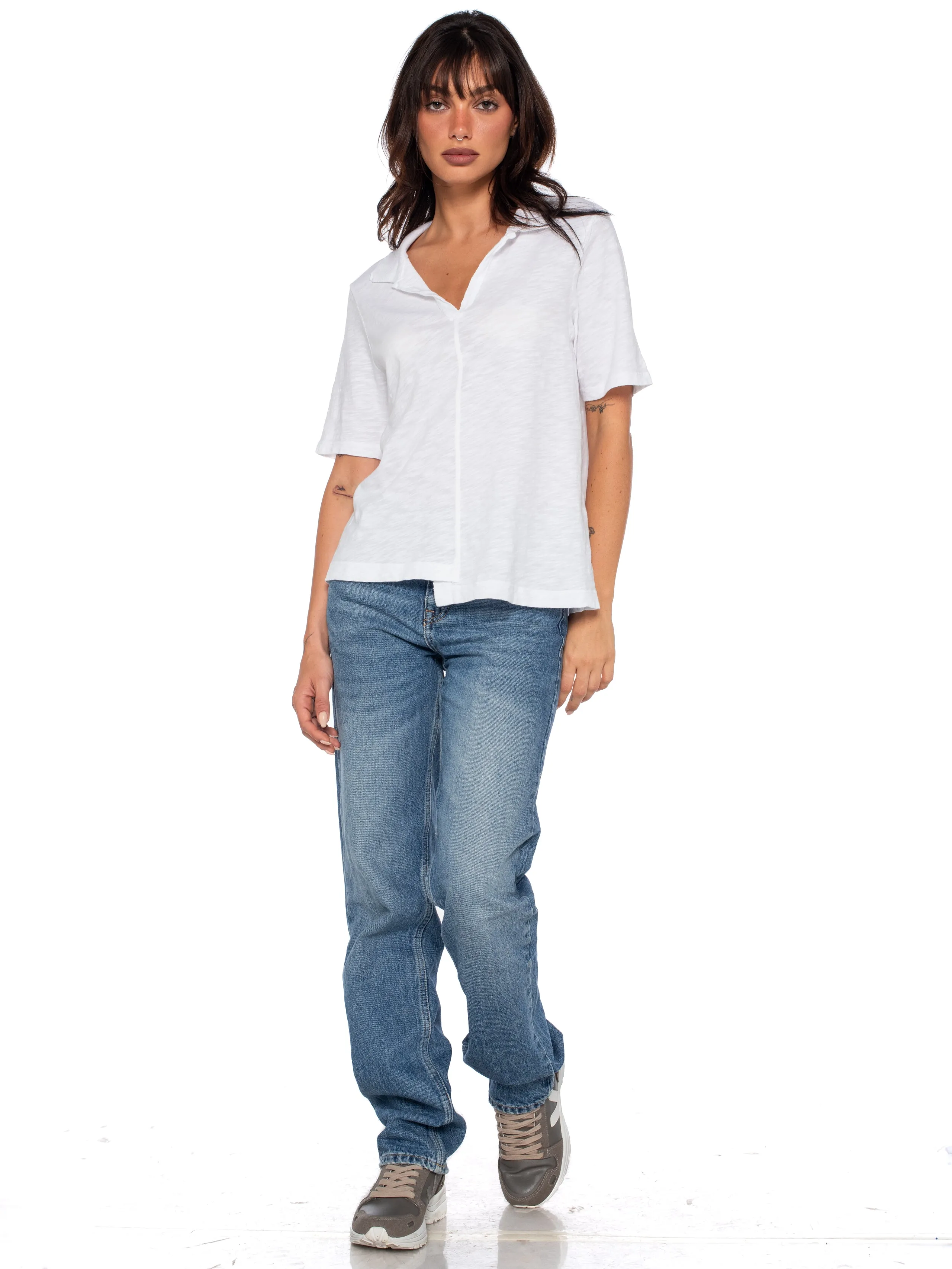 Femme Shifted Polo