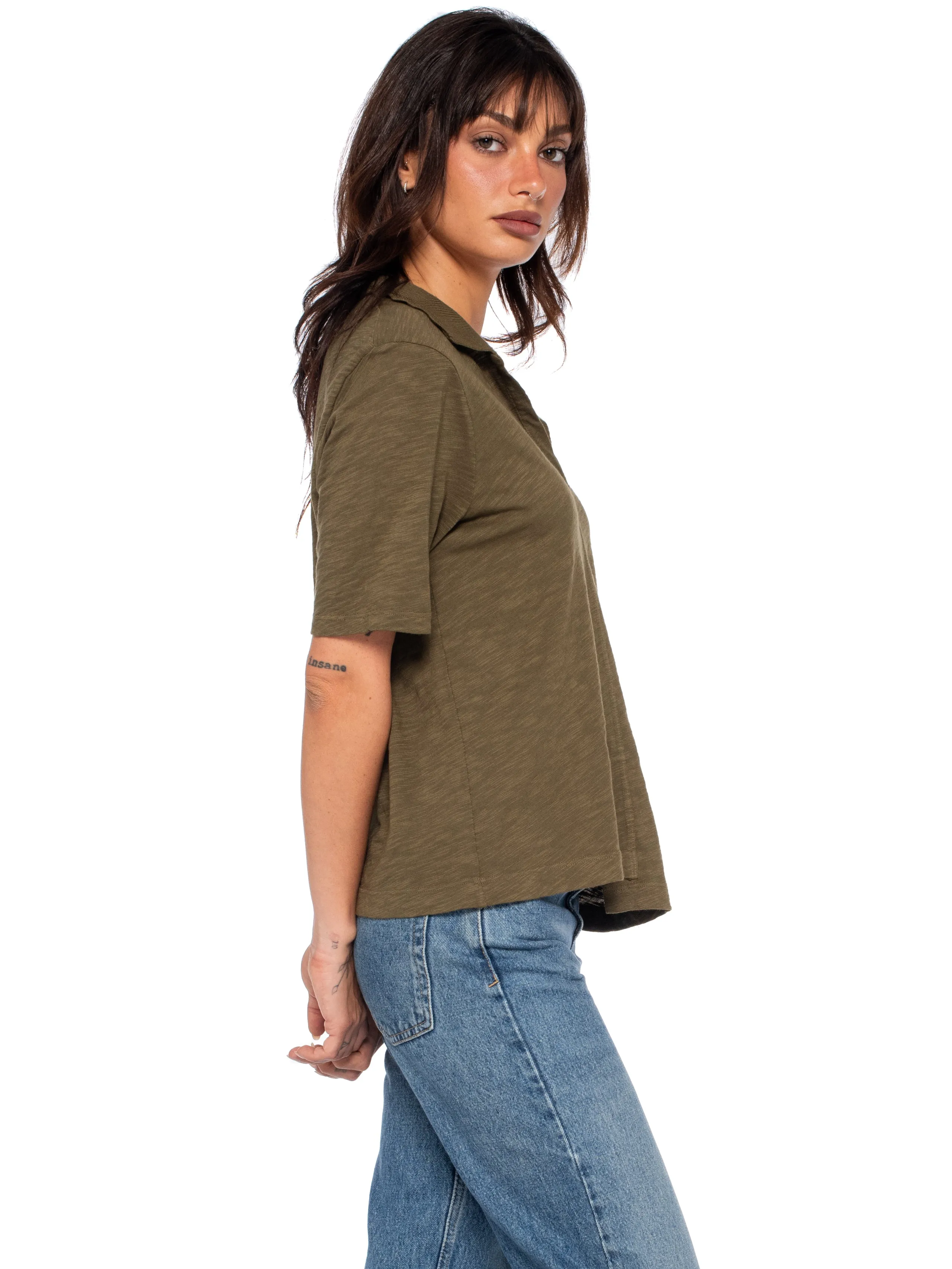 Femme Shifted Polo