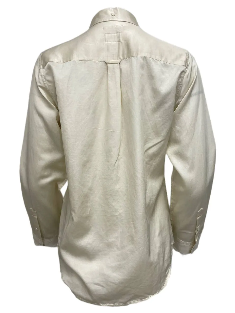 GANT RUGGER Women's Pearl Silk Wester Howdy Shirt 432263 Size X-Small