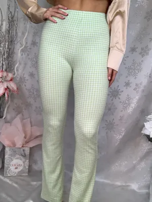 Gingham Pants - Pistachio