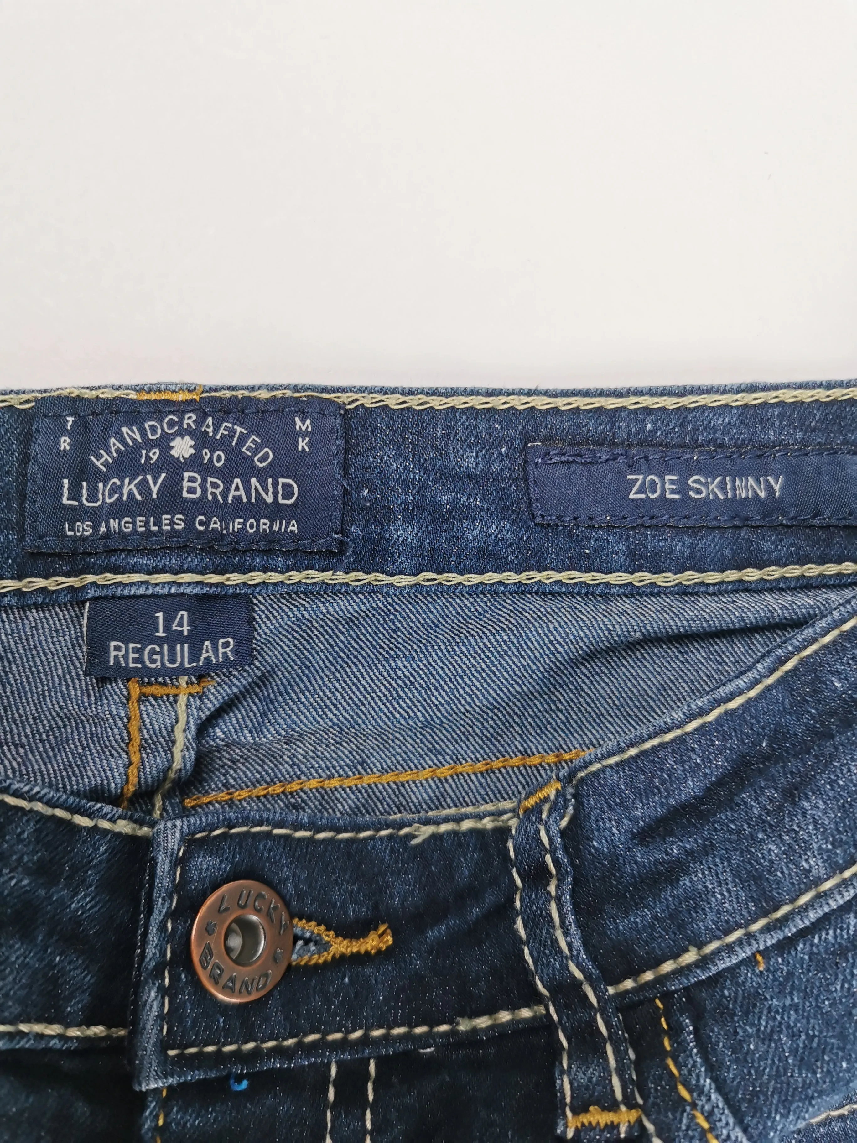 GIRL SIZE 14 REGULAR - LUCKY BRAND, Style of 'Zoe Skinny Jeans' VGUC B55