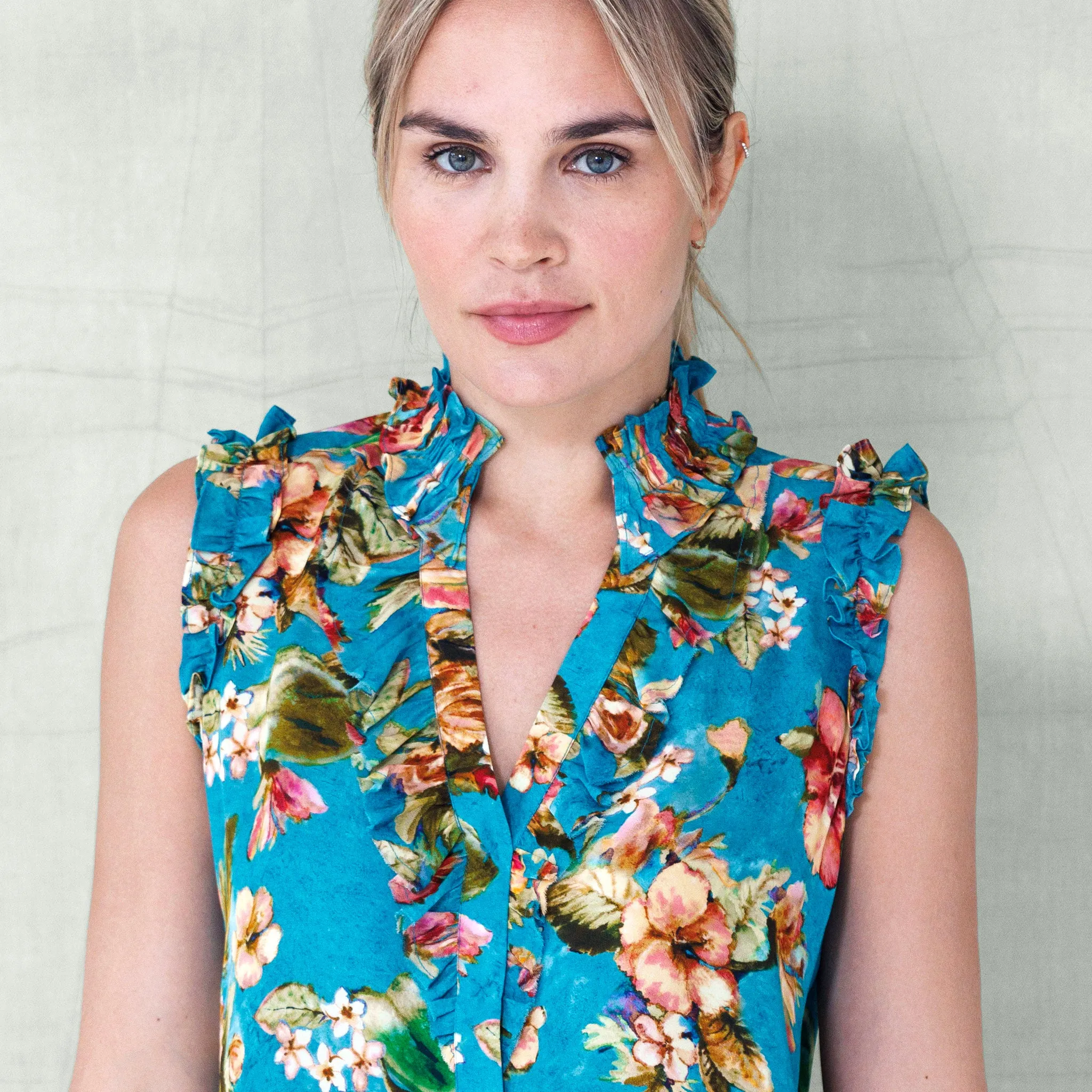 go spring soiree blouse print
