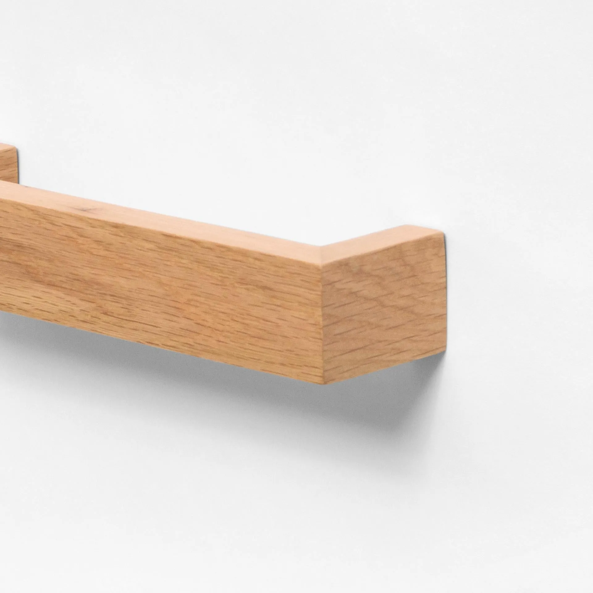 Hand Towel Rail - Natural Oak Finish
