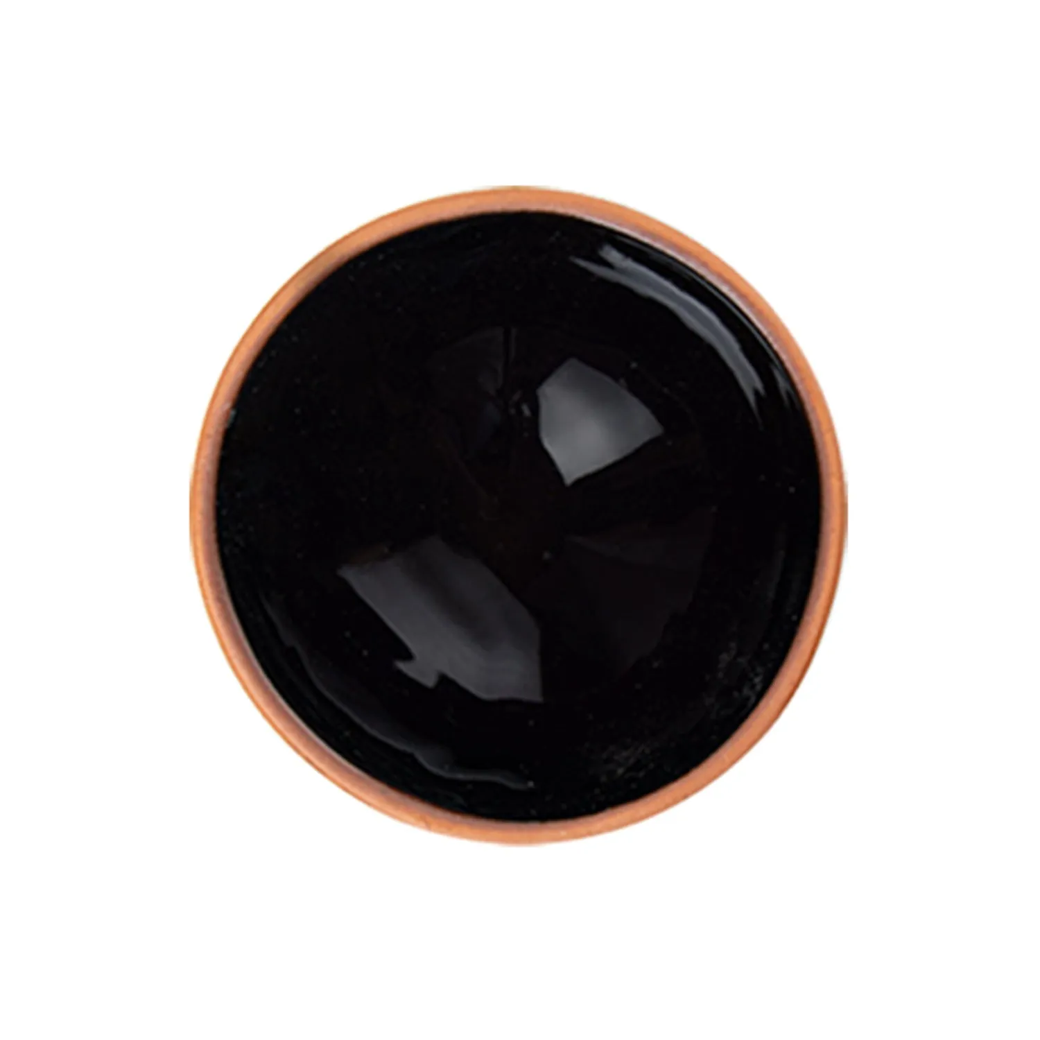Handmade Ceramic Bowl Moroccan Black 8cm