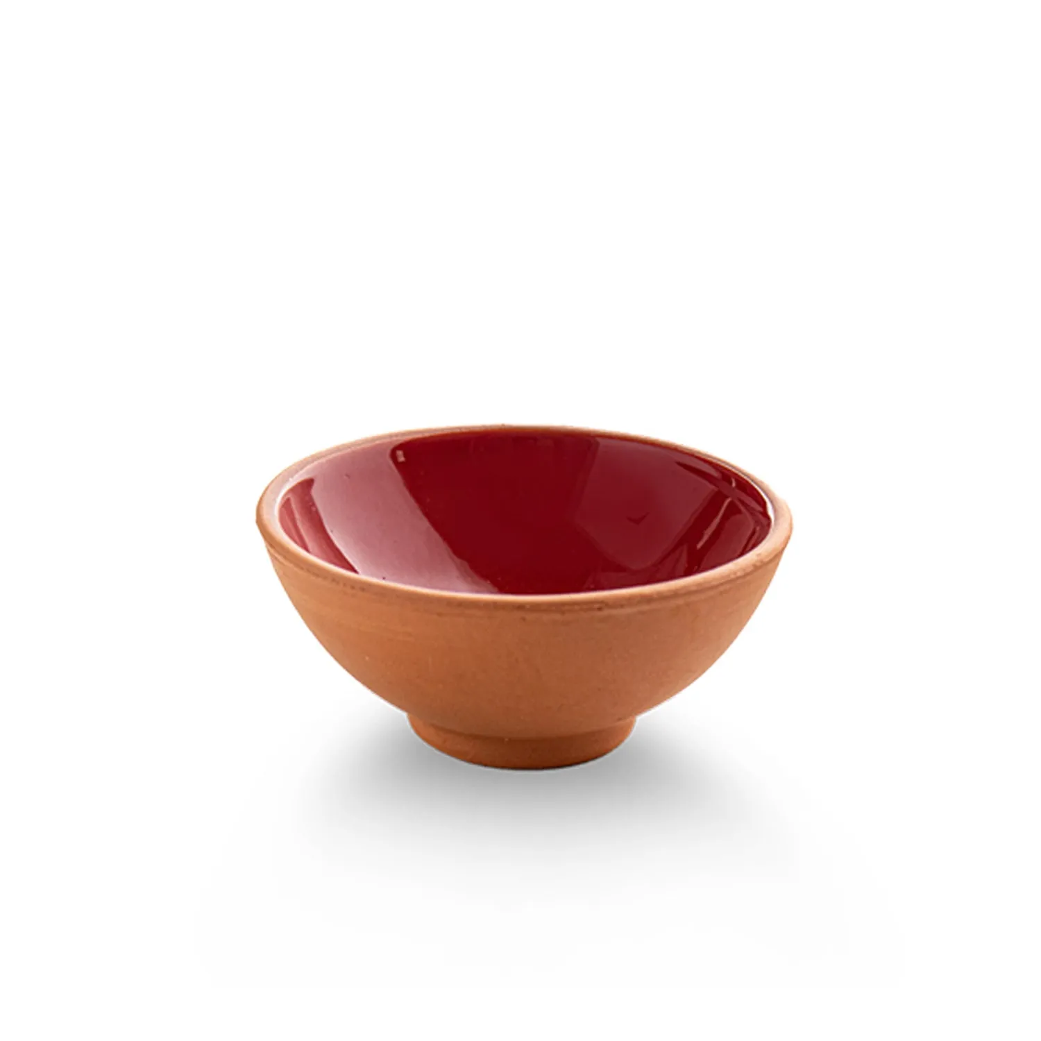 Handmade Ceramic Bowl Moroccan Red 8cm