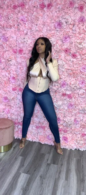 He Got Me Blushing Blouse