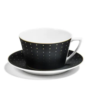 Hex Teacup & Saucer