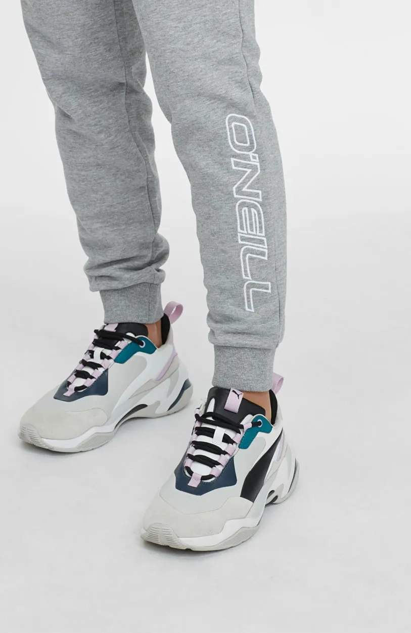 High Waist Jogginghose | Silver Melee -A