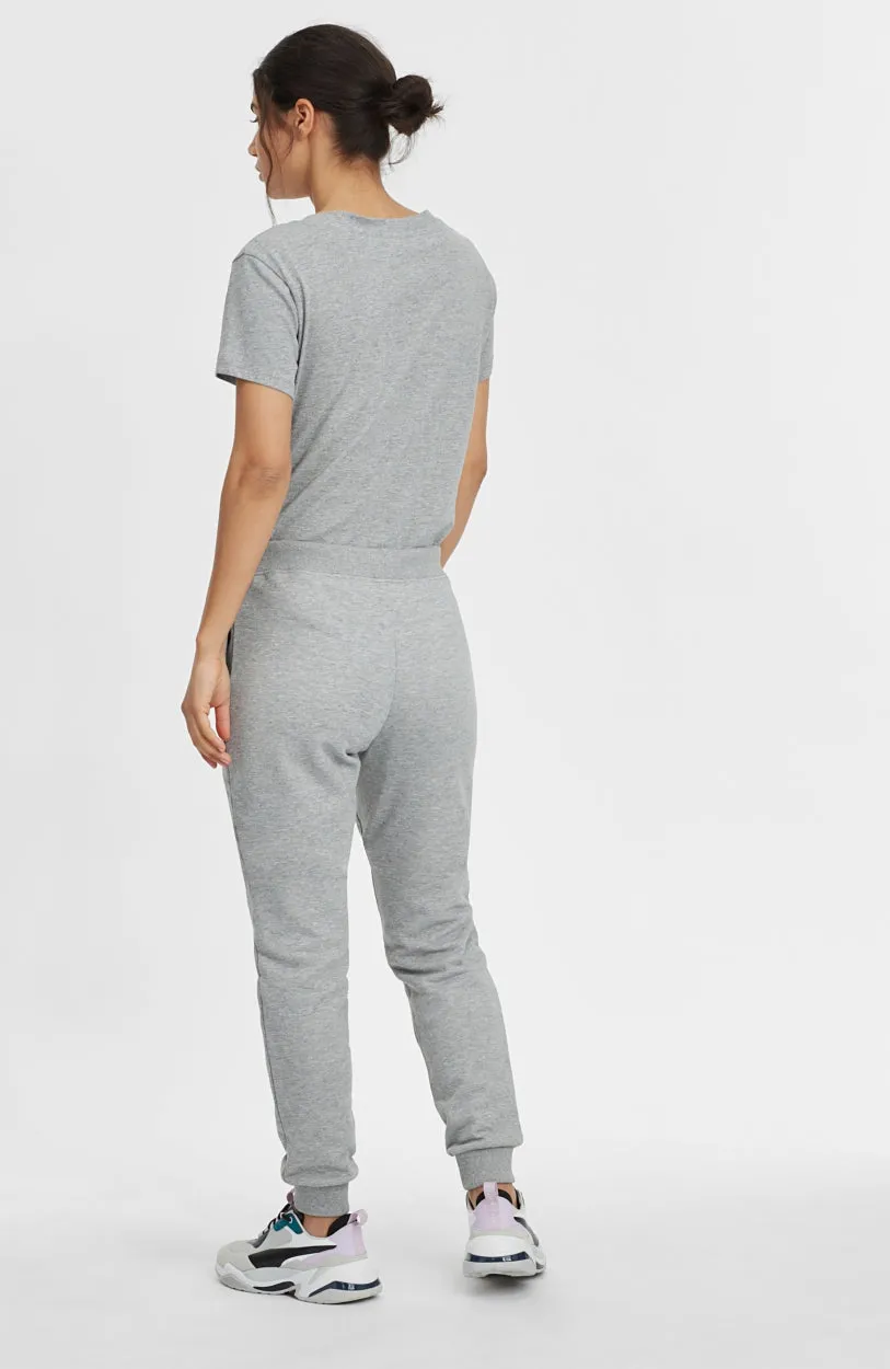 High Waist Jogginghose | Silver Melee -A