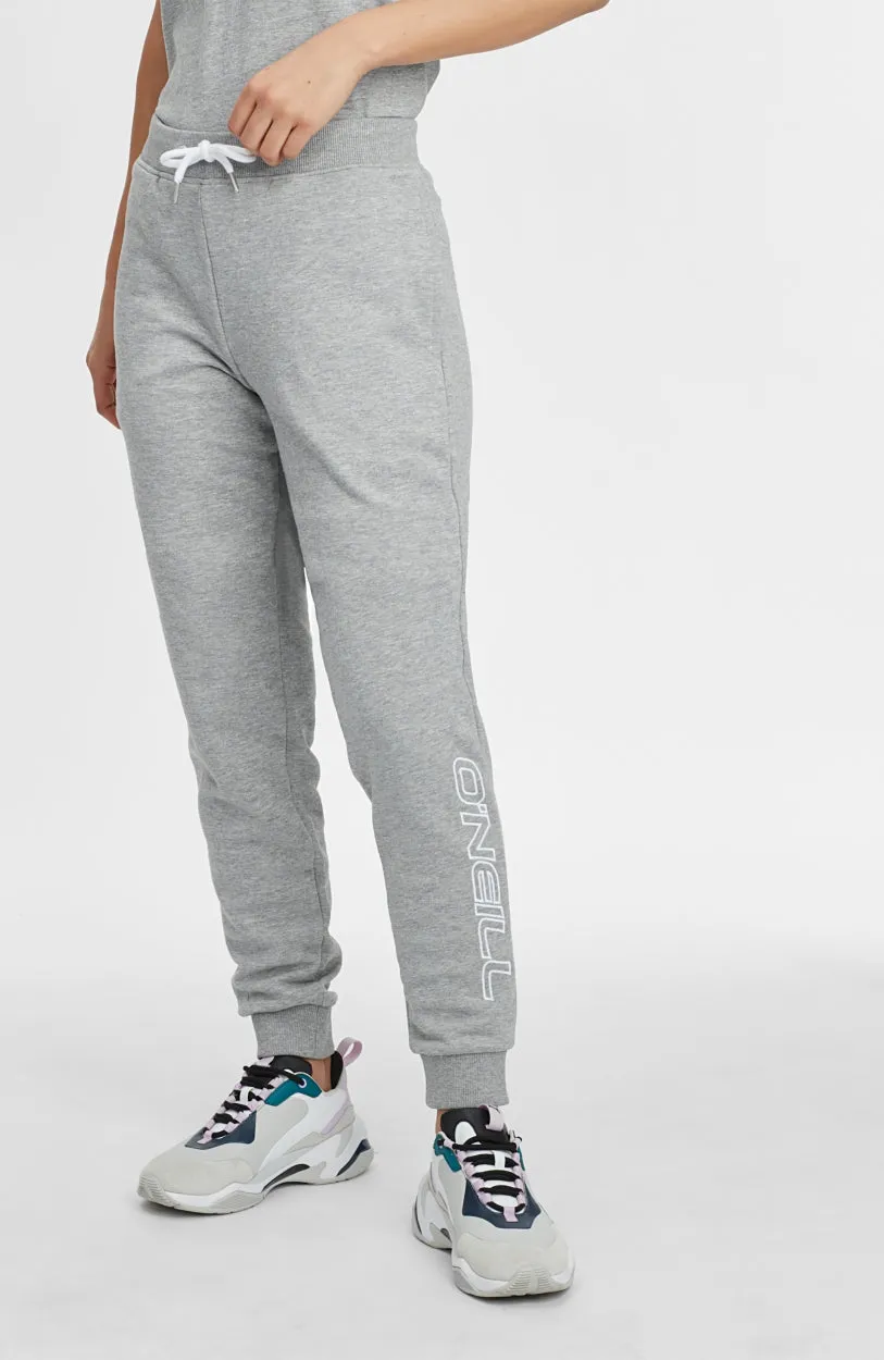 High Waist Jogginghose | Silver Melee -A