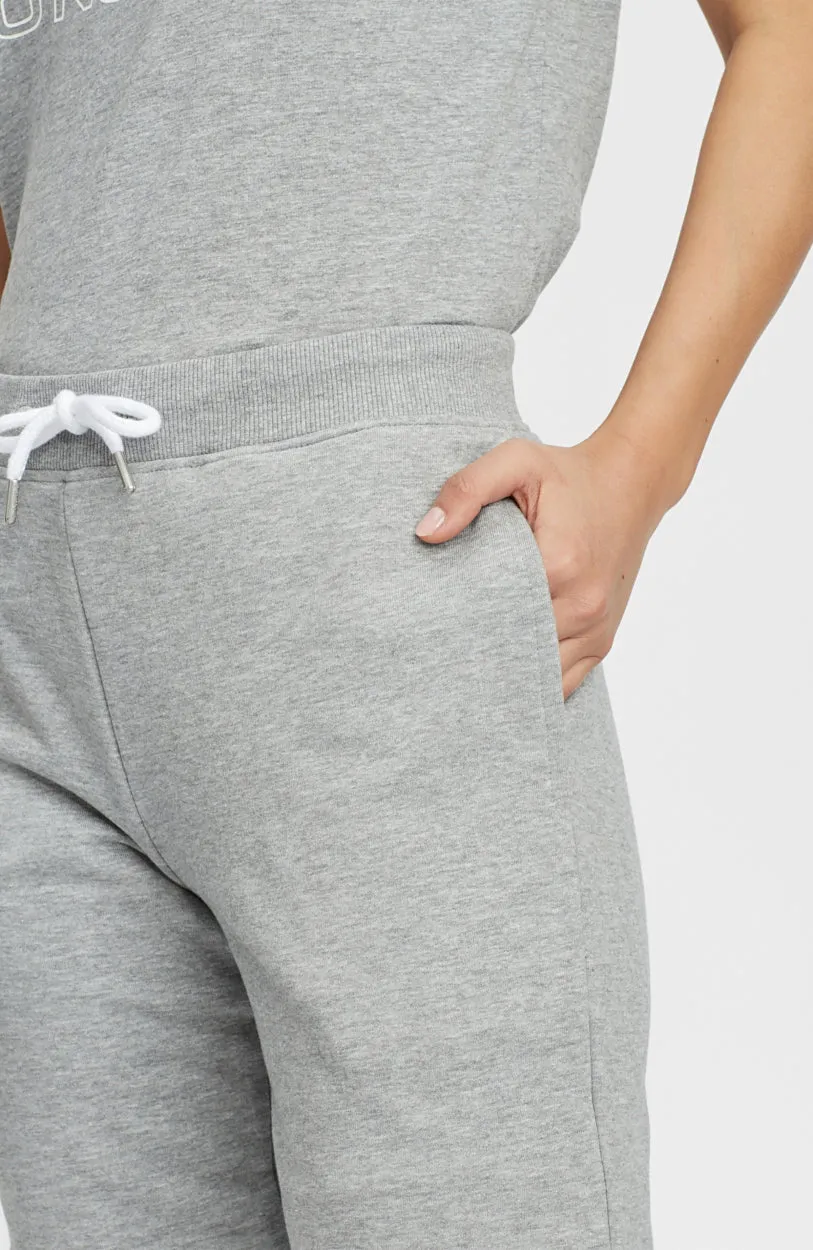 High Waist Jogginghose | Silver Melee -A