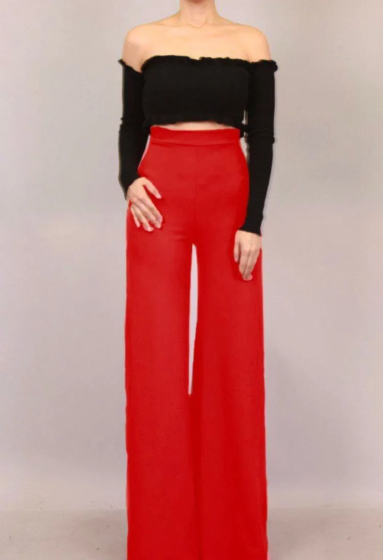 HIGH WAIST PALAZZO PANTS
