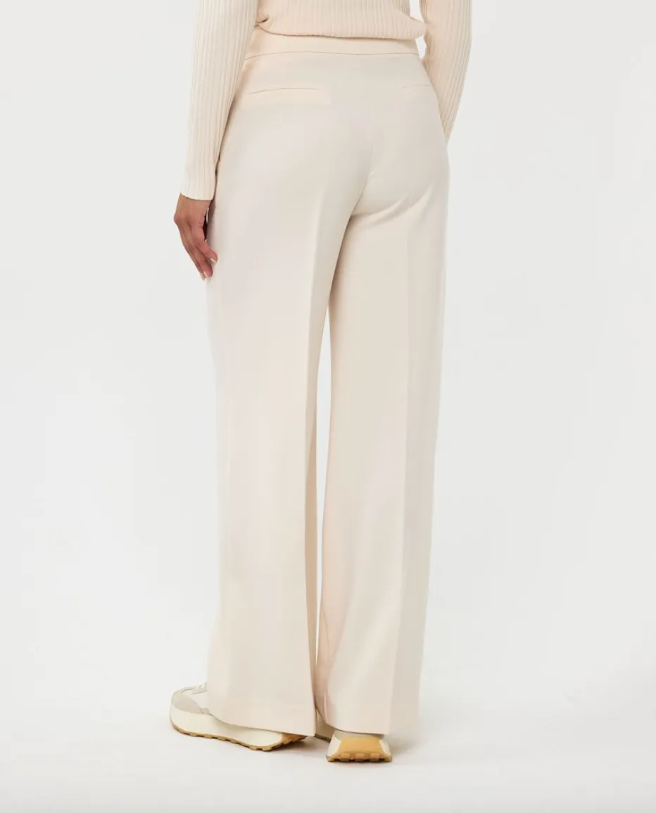 High Waisted City Trouser | Beige