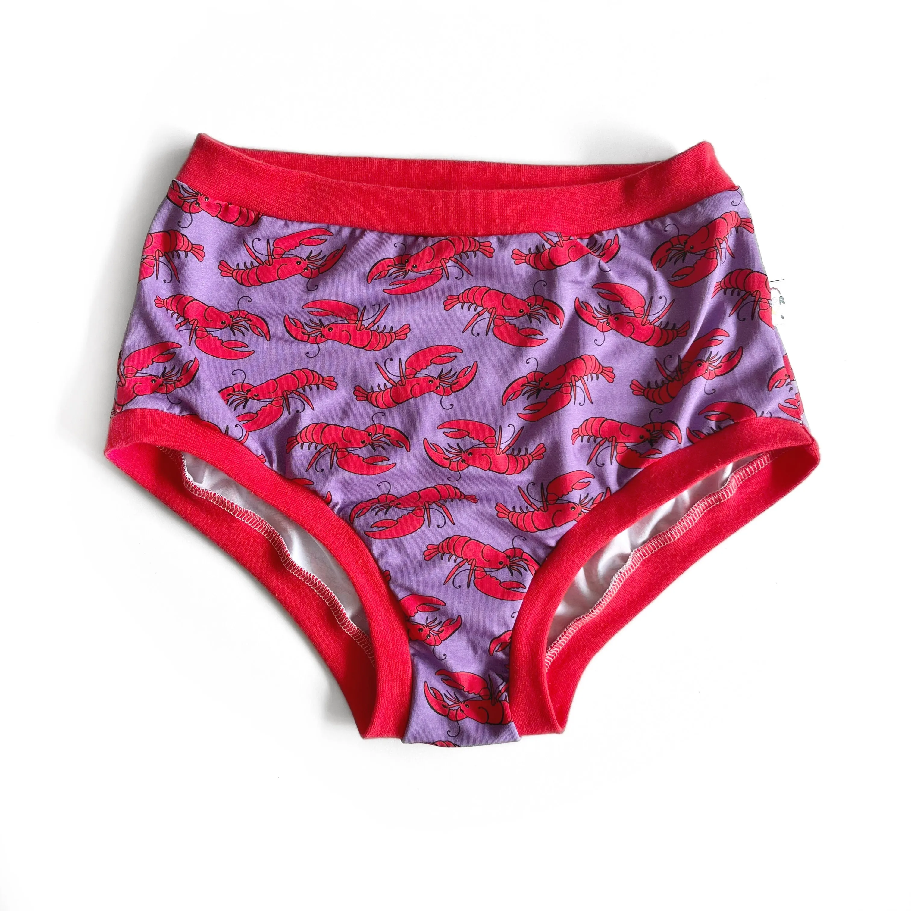 High Waisted Lobster Pants | Women's Knickers | Organic Cotton Underwear