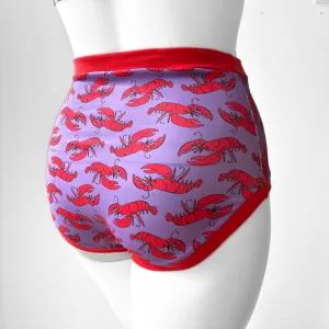 High Waisted Lobster Pants | Women's Knickers | Organic Cotton Underwear
