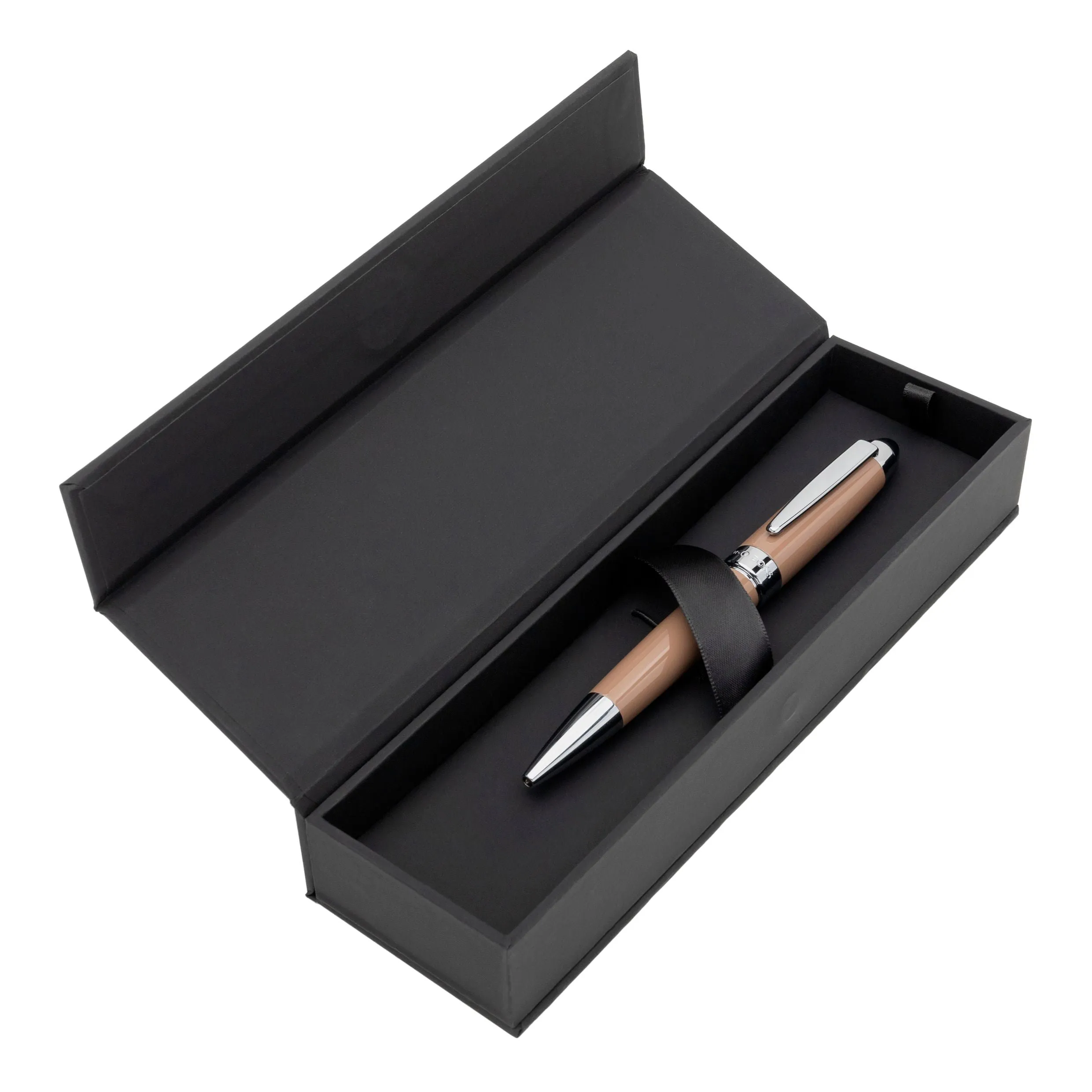 HUGO BOSS HSN0014Z-Ballpoint pen Icon Camel/Chrome
