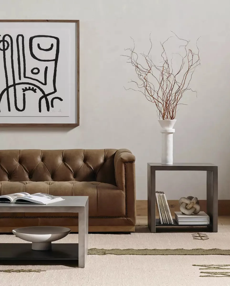 Hugo End Table-Dark Grey
