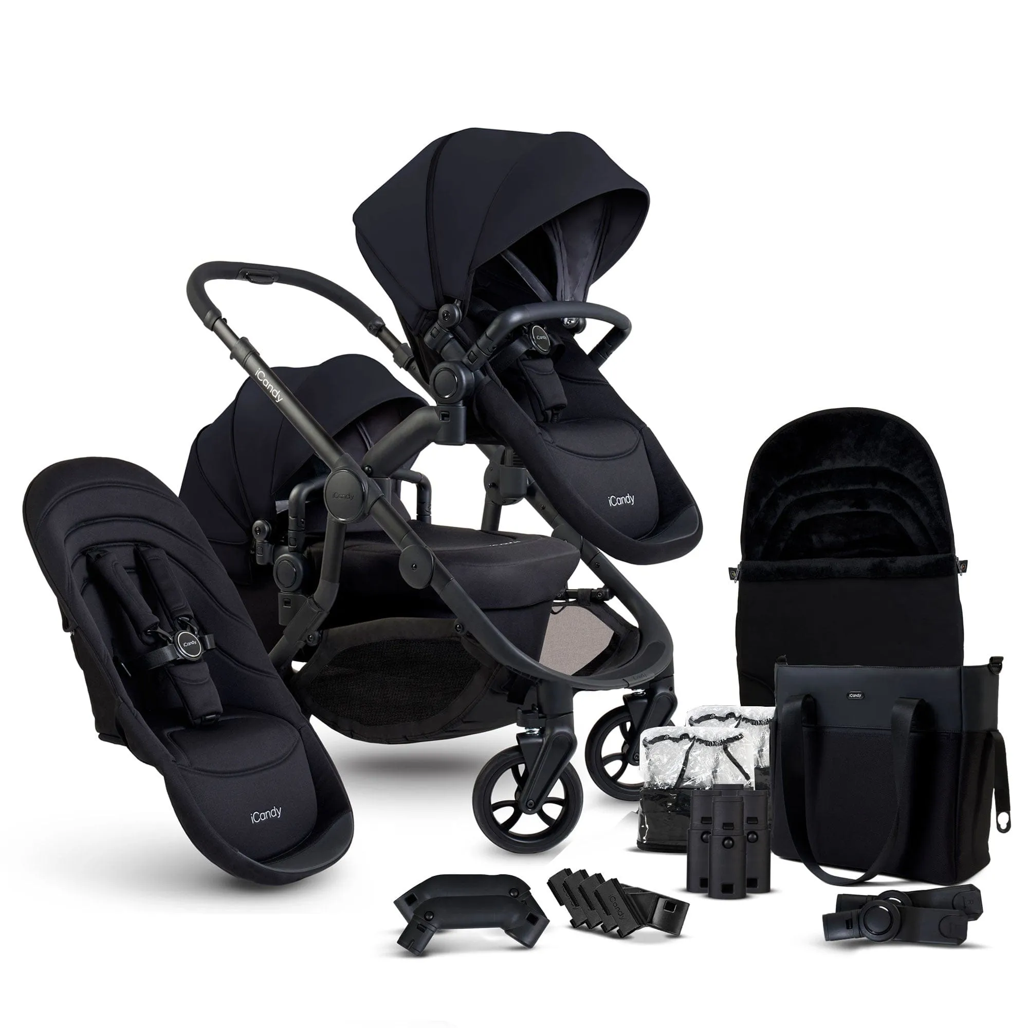 iCandy Orange 4 Double Combo Set in Black Edition