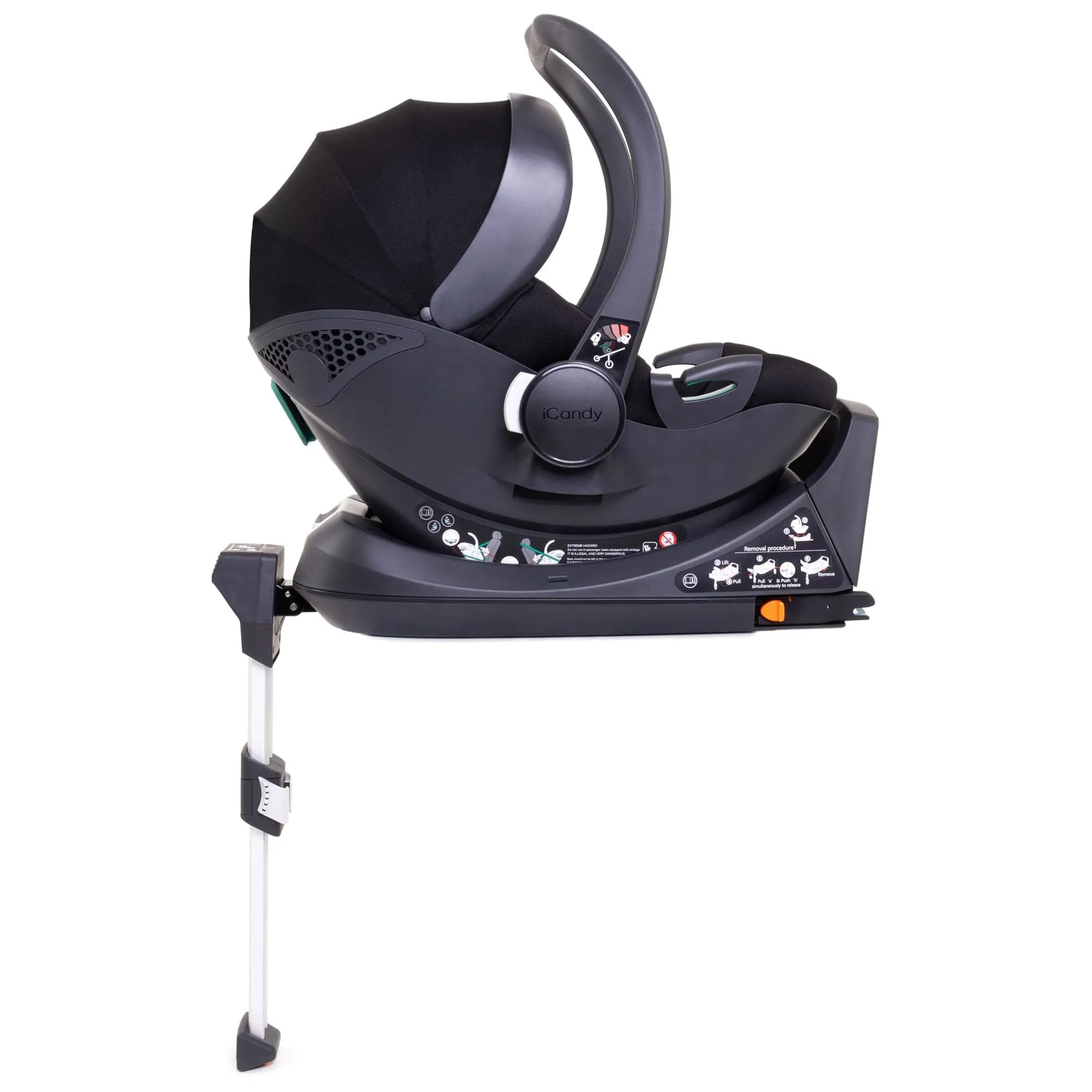iCandy Orange 4 Twin Complete Cocoon Travel System in Black Edition