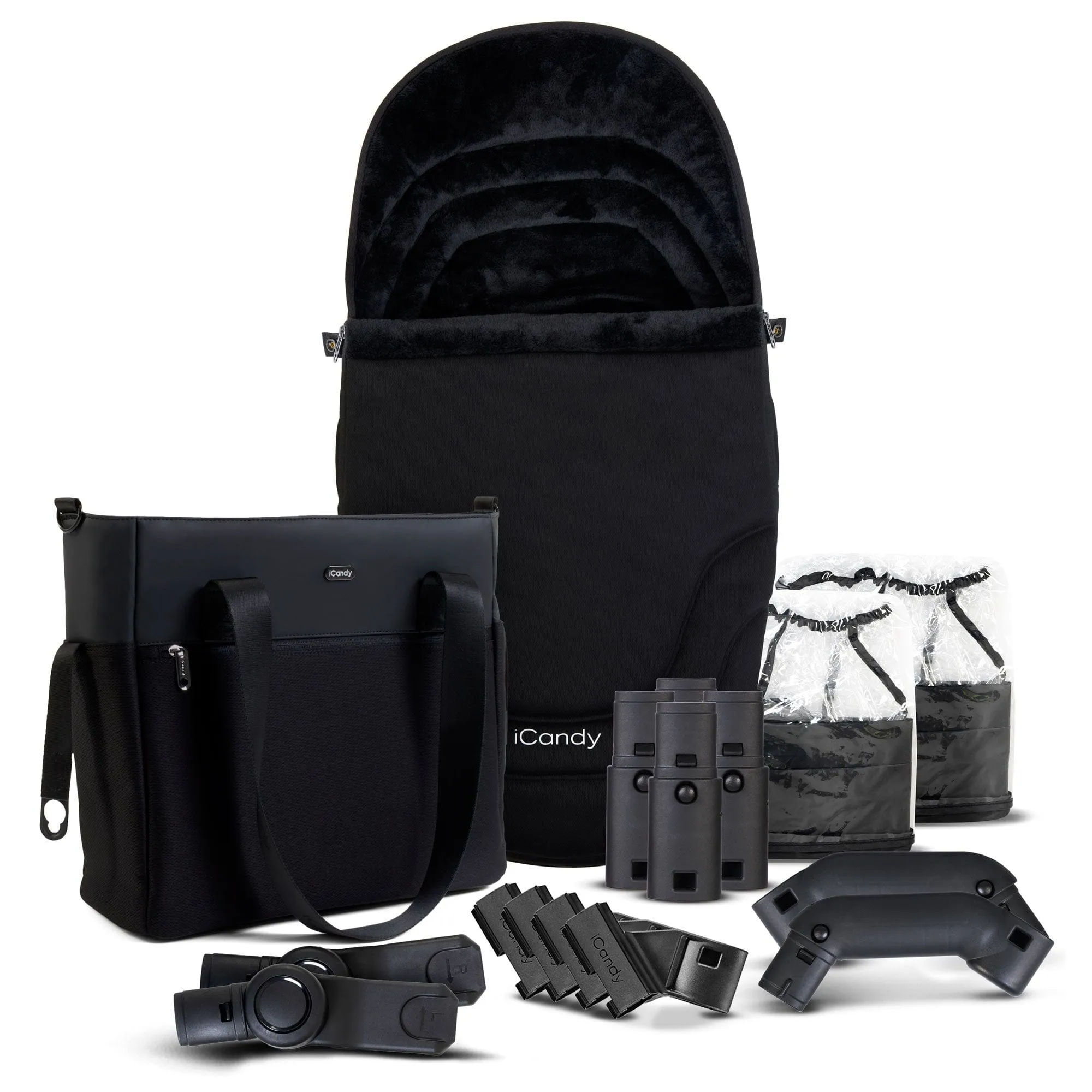 iCandy Orange 4 Twin Complete Cocoon Travel System in Black Edition
