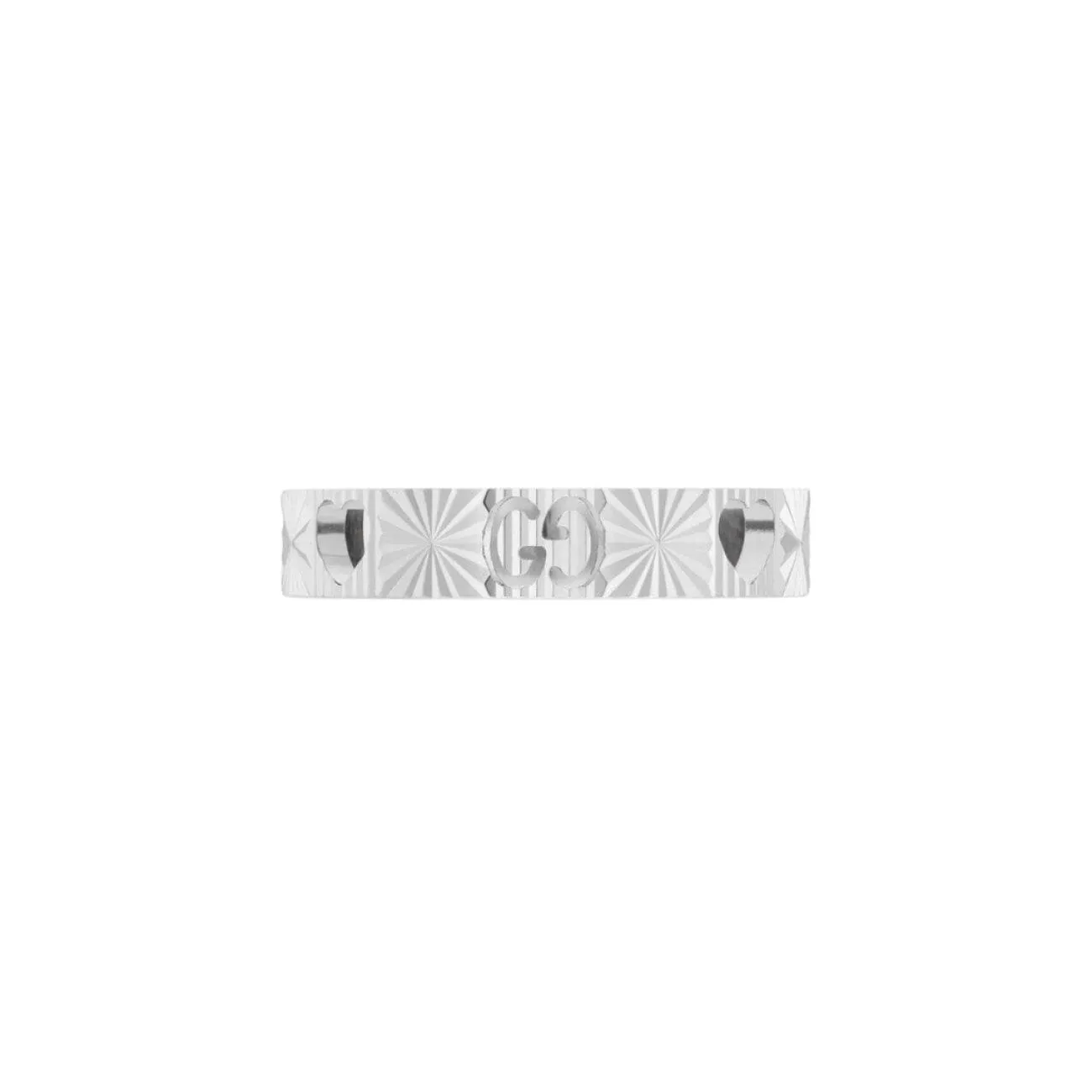 Icon Heart 18K White Gold Ring
