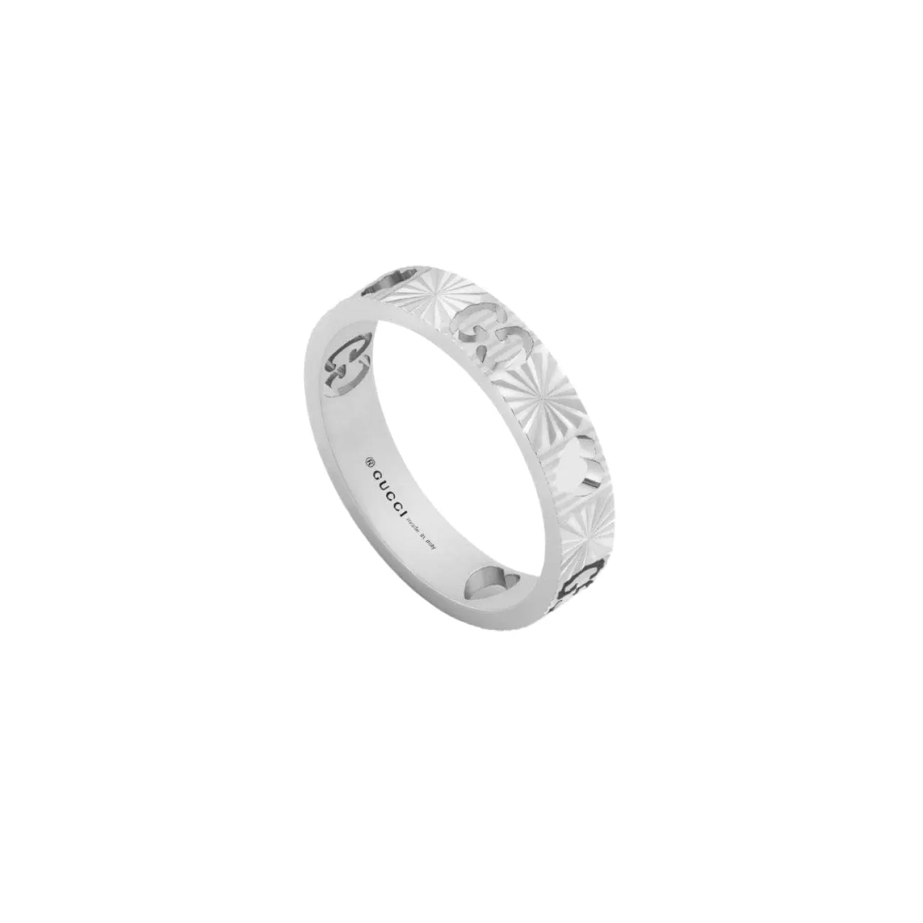 Icon Heart 18K White Gold Ring