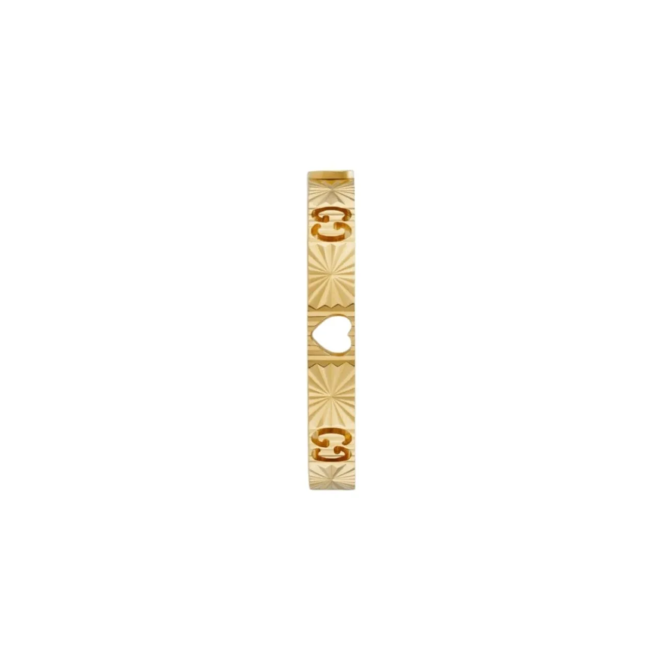 Icon Heart 18K Yellow Gold Diamond Ring