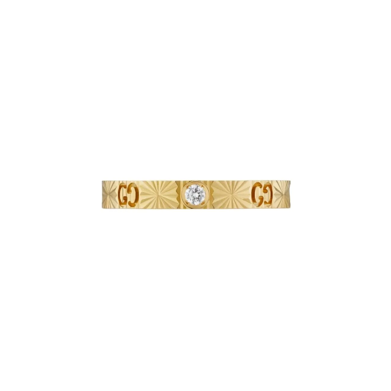 Icon Heart 18K Yellow Gold Diamond Ring