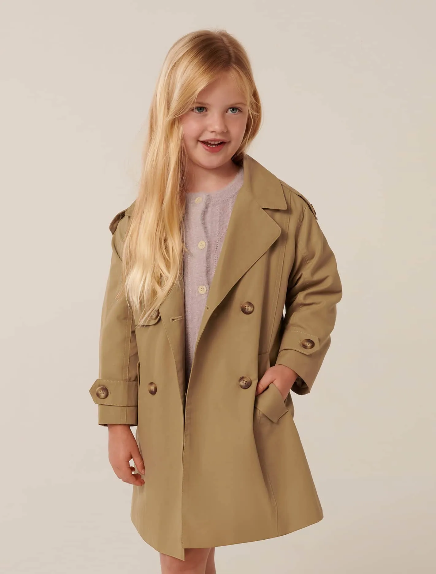 Ilaria Girls Trench Coat