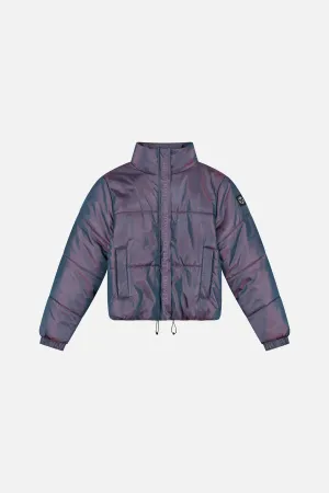 IRIDESCENT PUFFER JACKET WOMEN