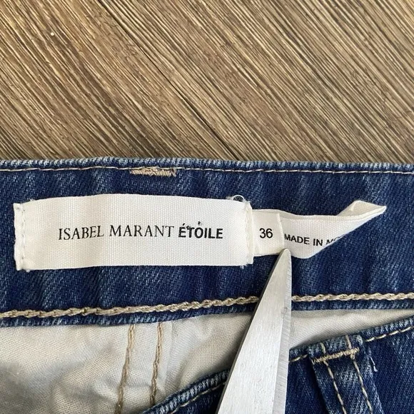 Isabel Marant Etoile Denim Skinny Denim Jeans Pants Low Rise Euro 36 (US 4)