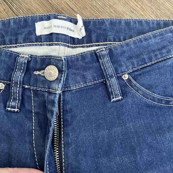 Isabel Marant Etoile Denim Skinny Denim Jeans Pants Low Rise Euro 36 (US 4)