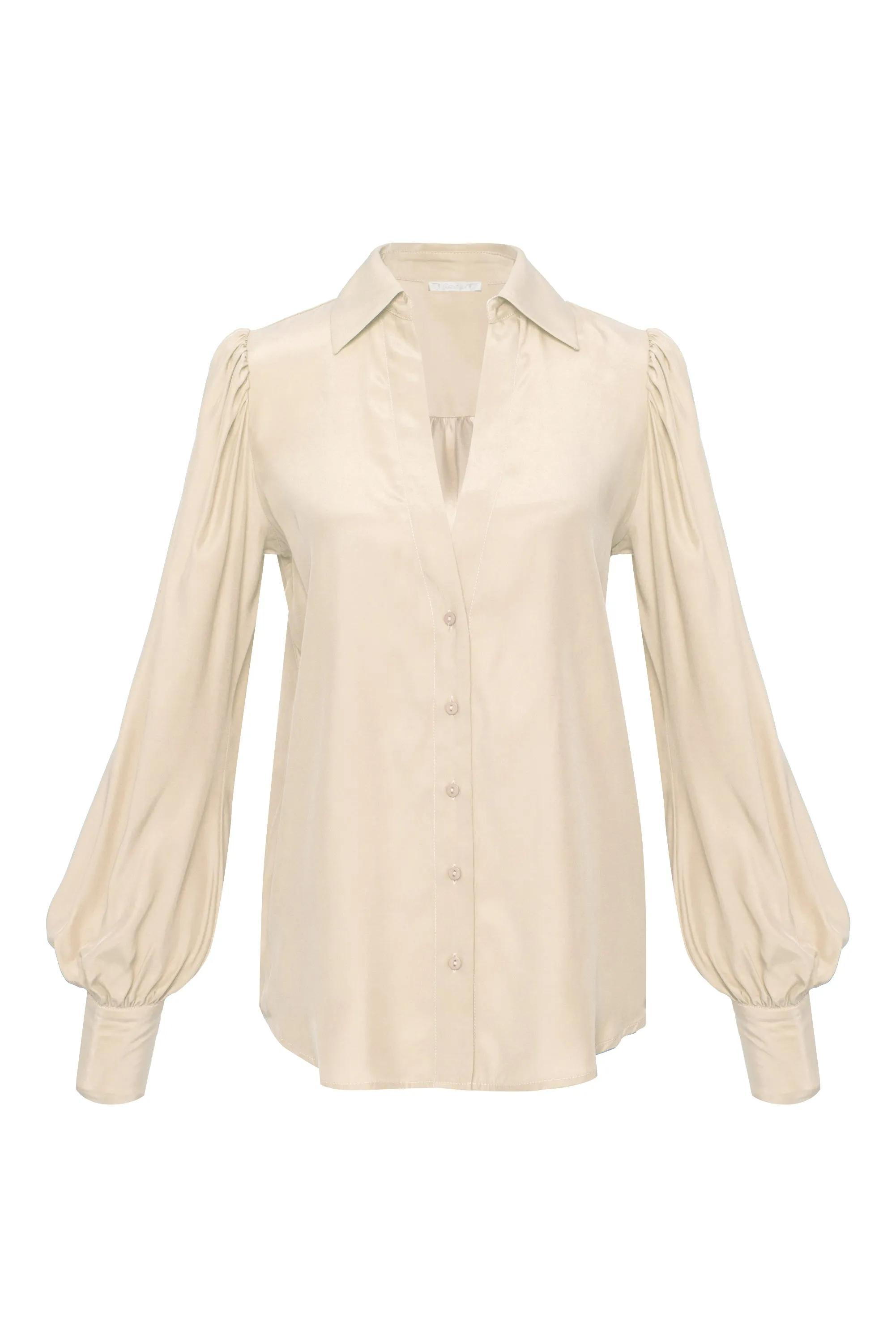 Jocelyn Glam Shirt Pearl