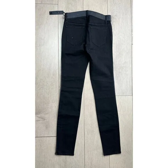Joe’s Joes The Skinny Ankle Jeans Sz 26 Us 4 Tuxedo Stripe Black  Denim Pants