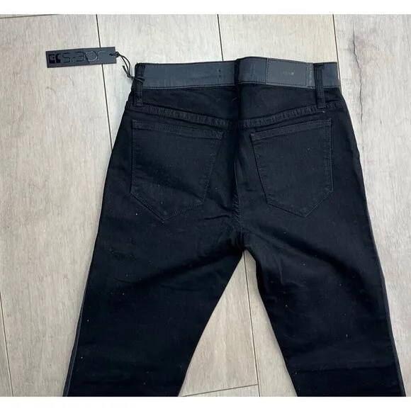 Joe’s Joes The Skinny Ankle Jeans Sz 26 Us 4 Tuxedo Stripe Black  Denim Pants
