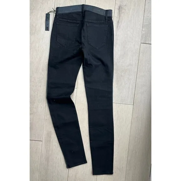 Joe’s Joes The Skinny Ankle Jeans Sz 26 Us 4 Tuxedo Stripe Black  Denim Pants