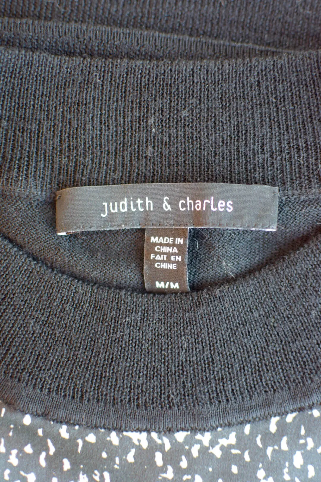 Judith and Charles Silk and Wool Short Sleeve Top