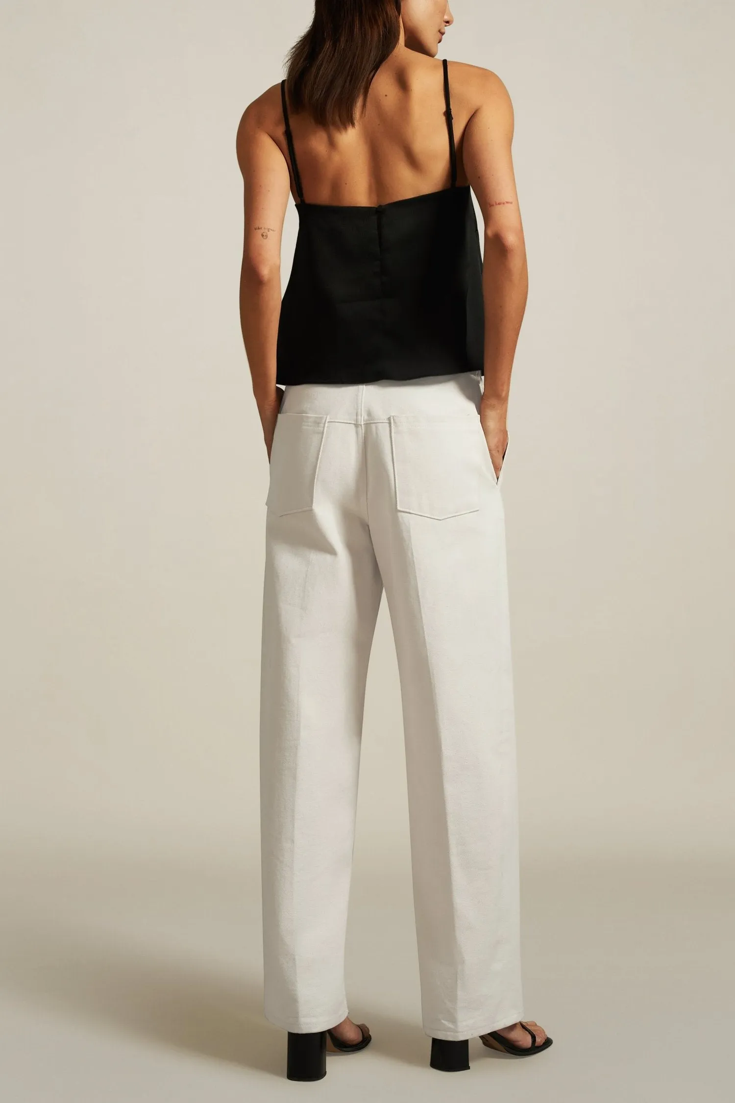 Kallmeyer Gina Spaghetti Tank in Black