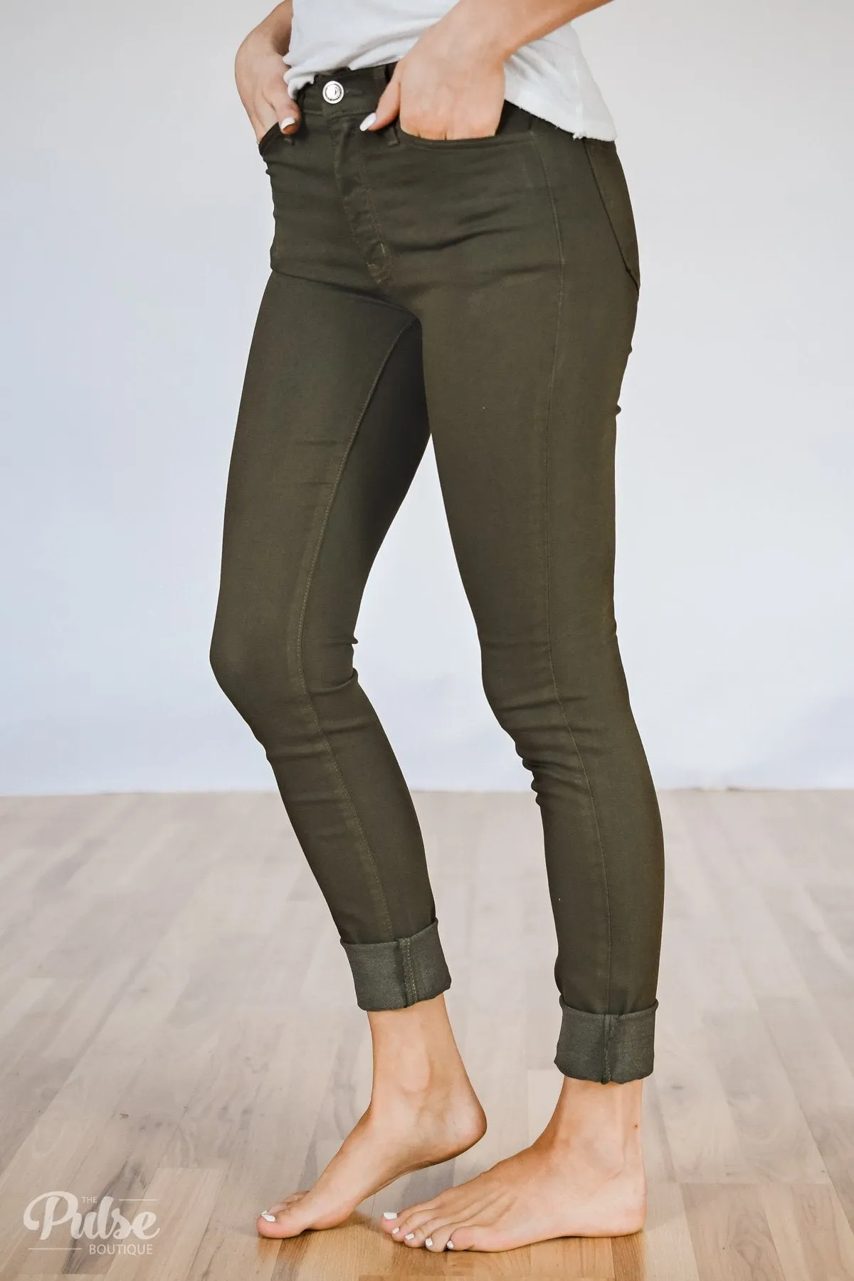 Kan Can Olive Jeans
