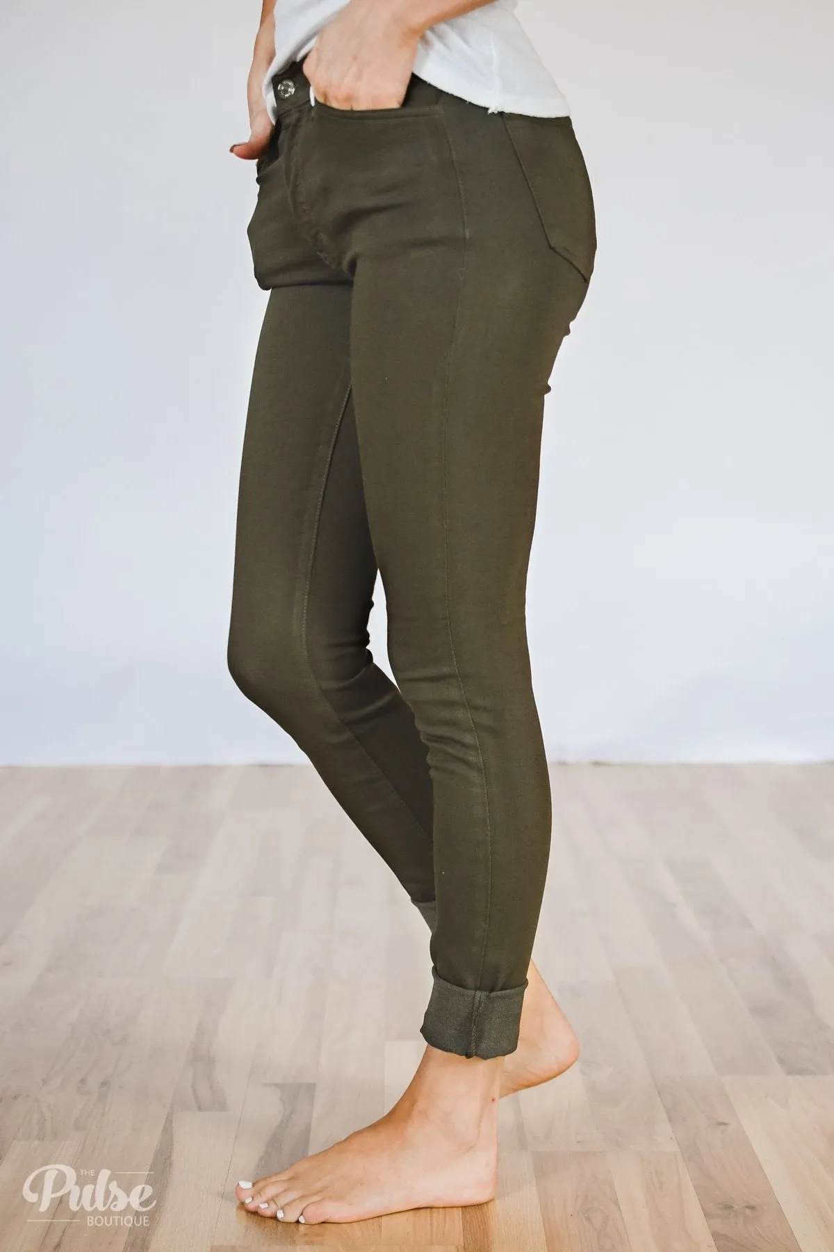 Kan Can Olive Jeans