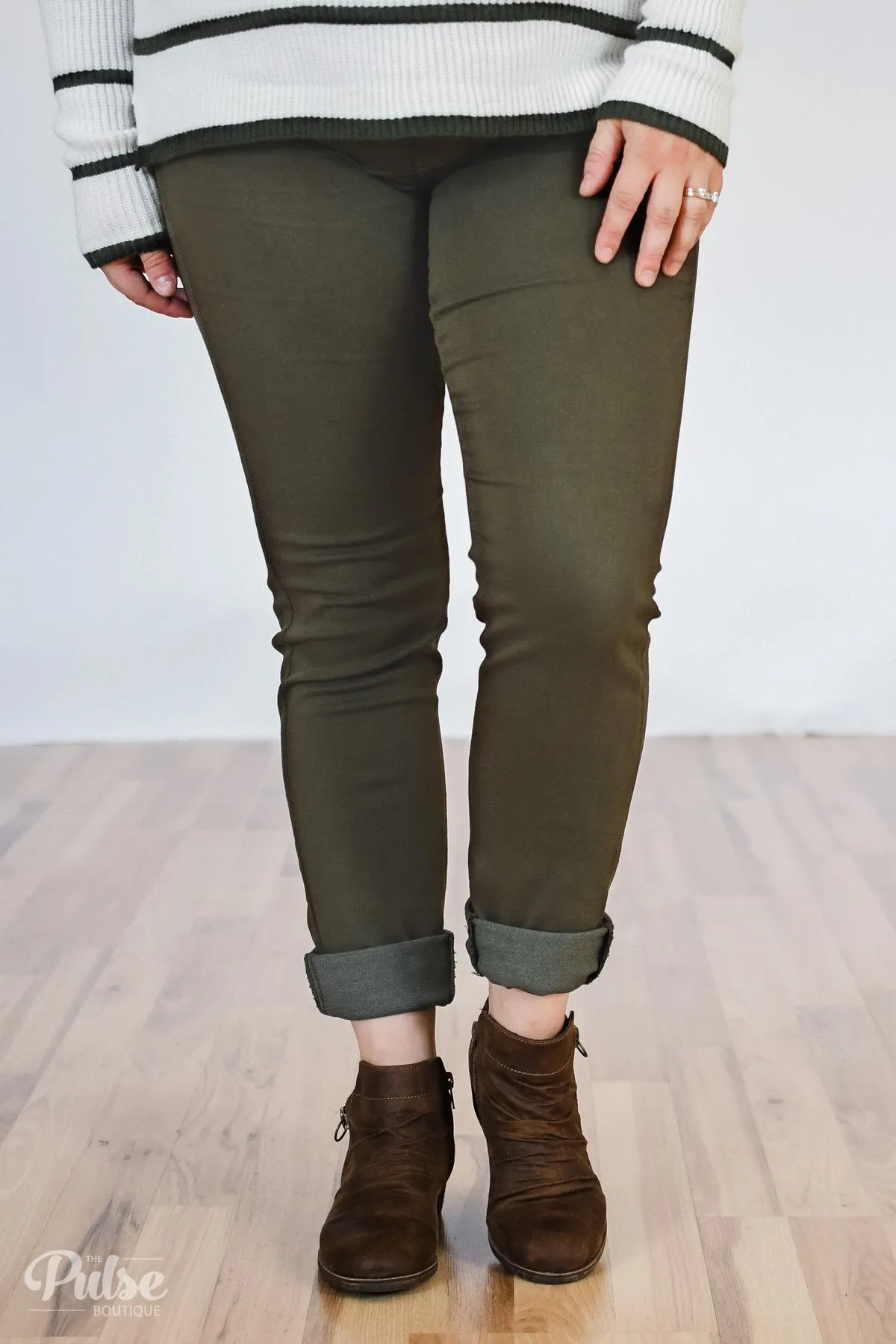 Kan Can Olive Jeans
