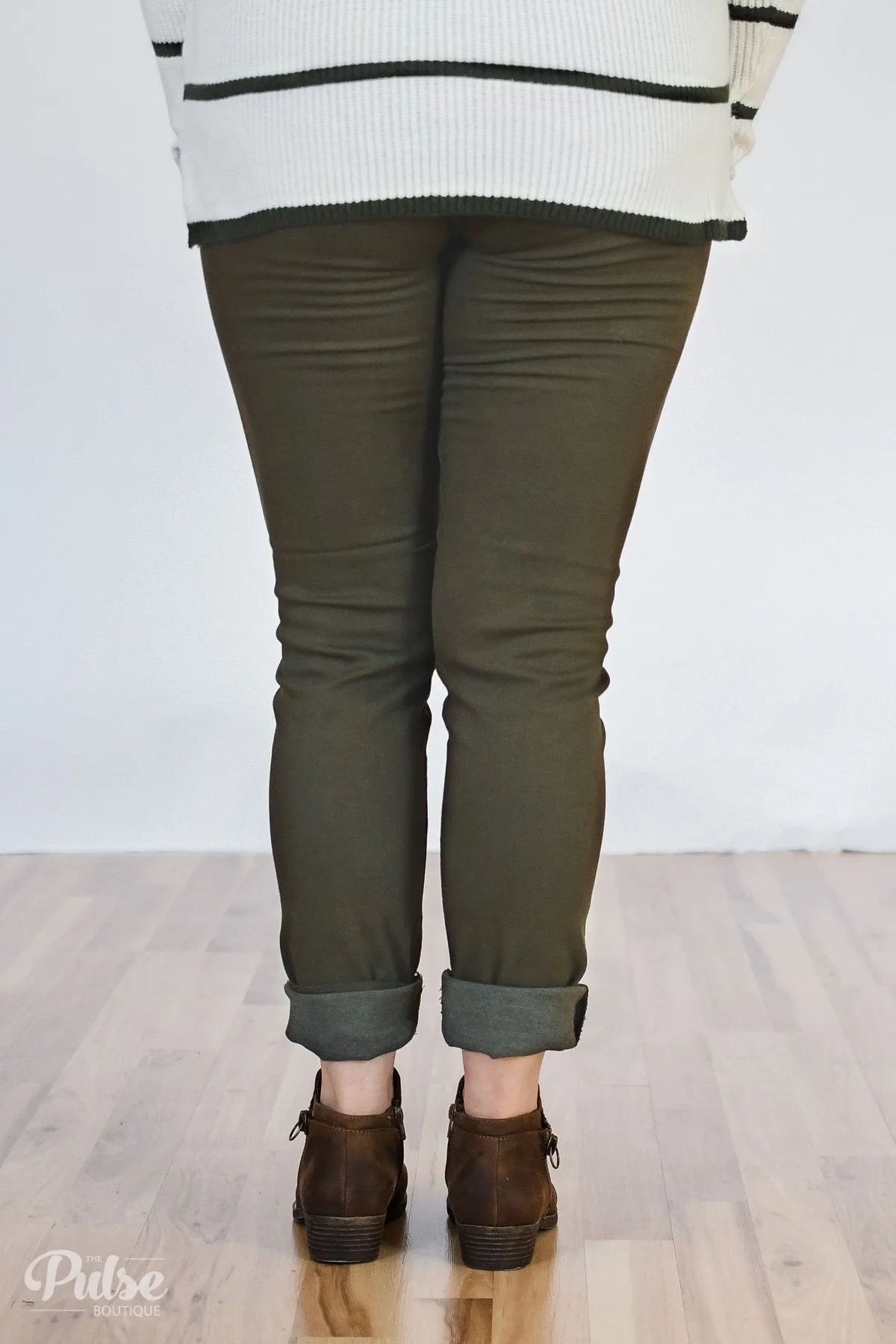 Kan Can Olive Jeans