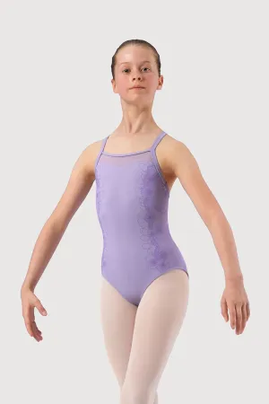 L54147G - Bloch Lace Bodice & Racer Back Girls Cami Leotard