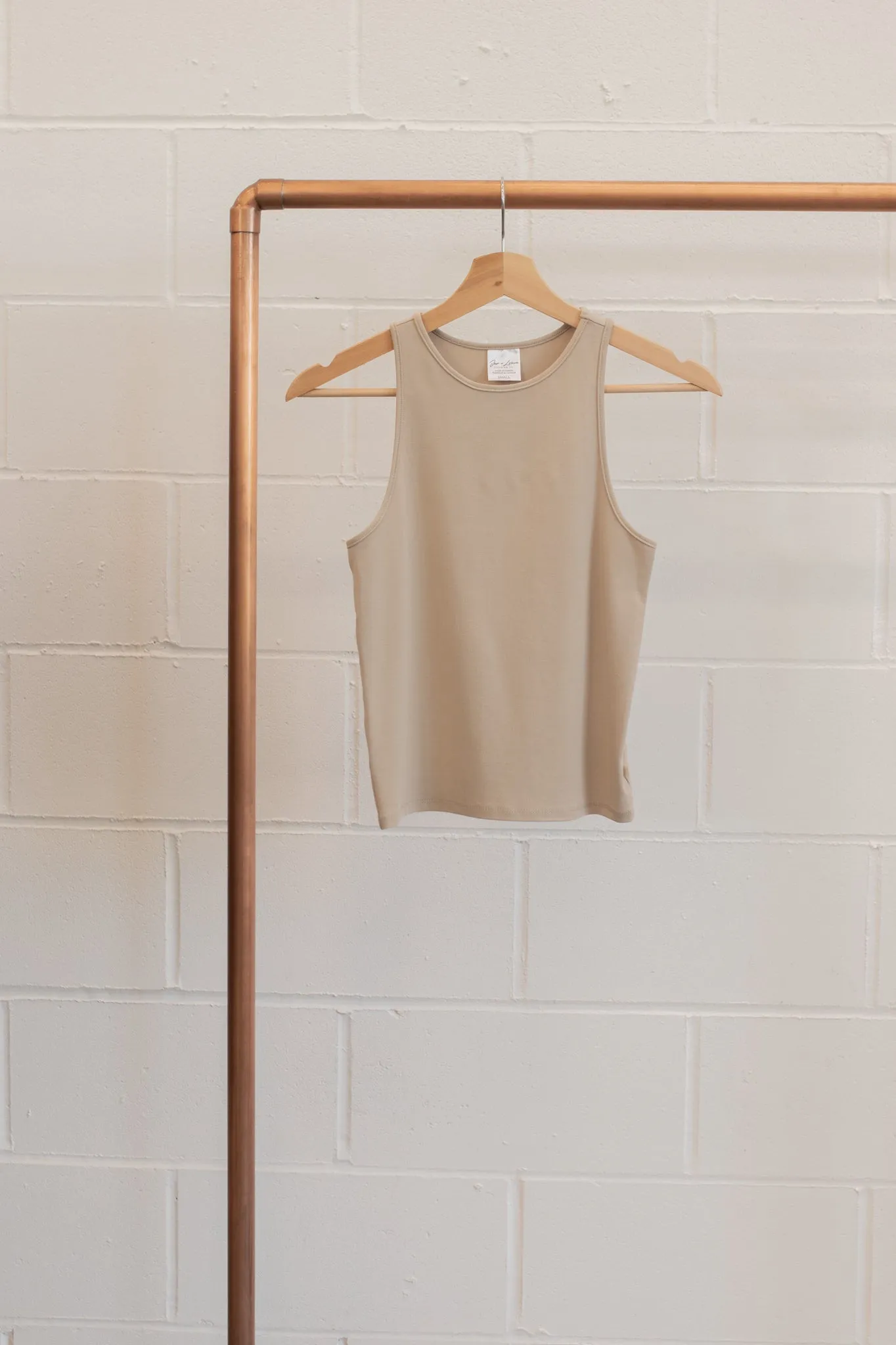 Ladies High Neck Tank